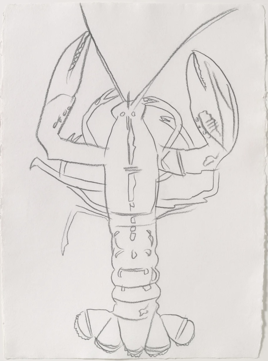 Andy Warhol – Lobster, 1979 – Grafiet