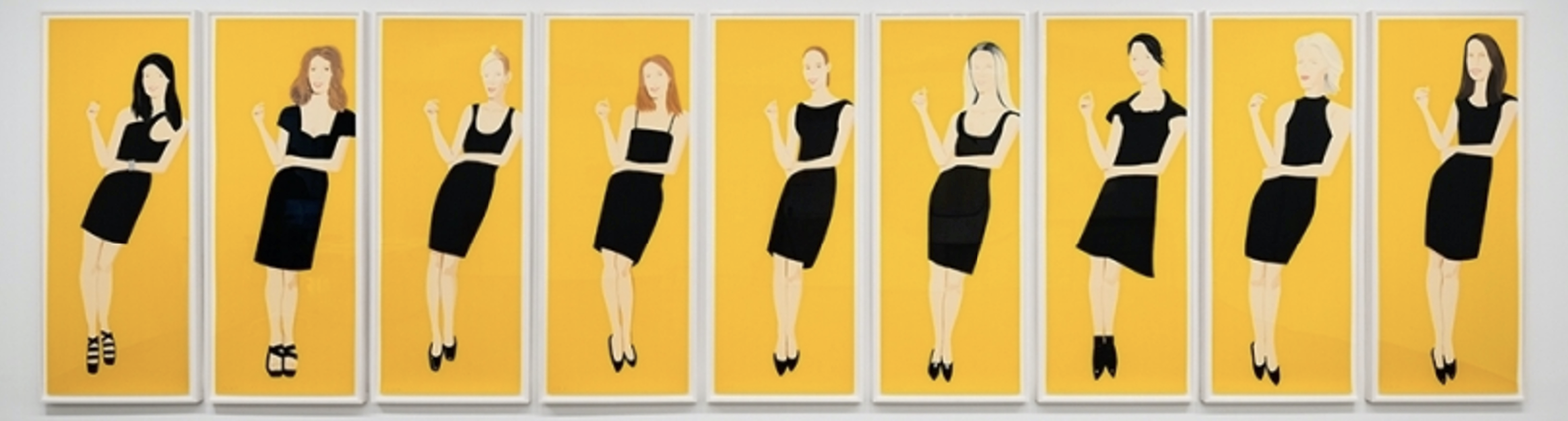 Alex Katz – Black Dress (Portfolio of 9), 2015 – Sérigraphie/Silkscreen