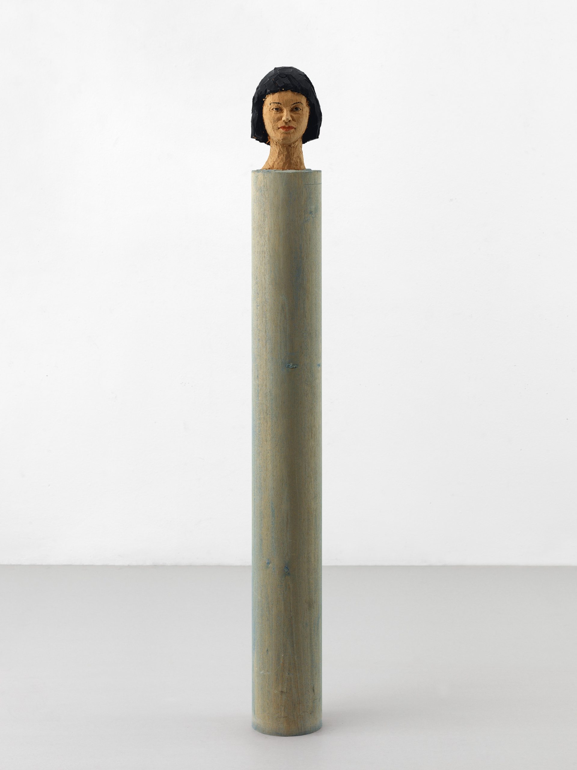 Stephan Balkenhol – Kleine Kopfsäule, 1991 – Mixed Media