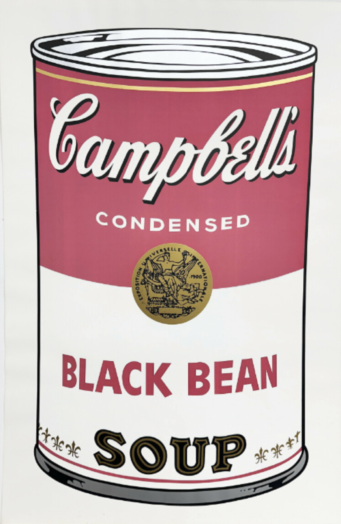 Andy Warhol – Campbell's Soup Can I: Black Bean, 1968 – Screen-print
