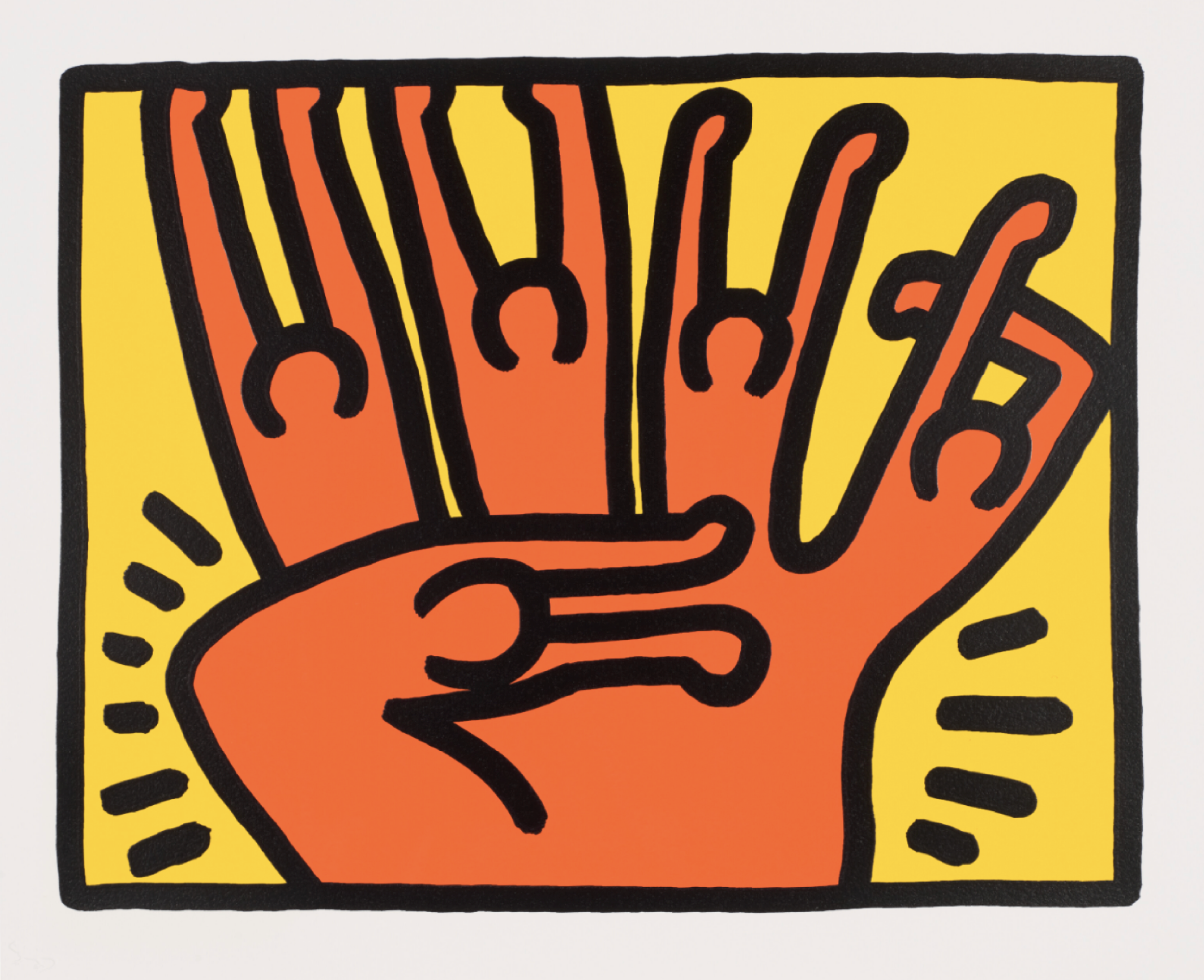 Keith Haring – Pop Shop VI, 1989 – Siebdruck