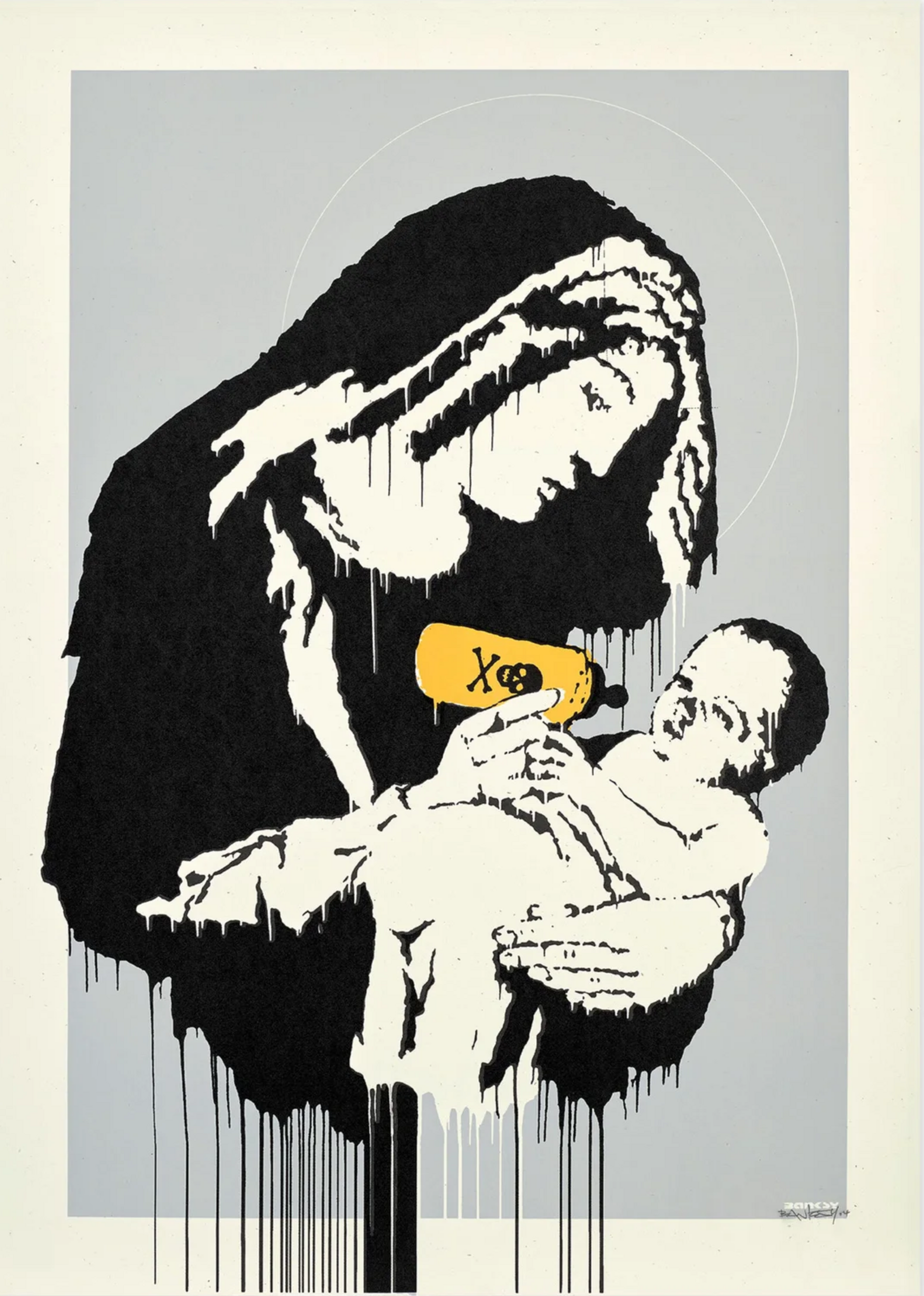 Banksy – Toxic Mary, 2003 – Sérigraphie (Screen-print)