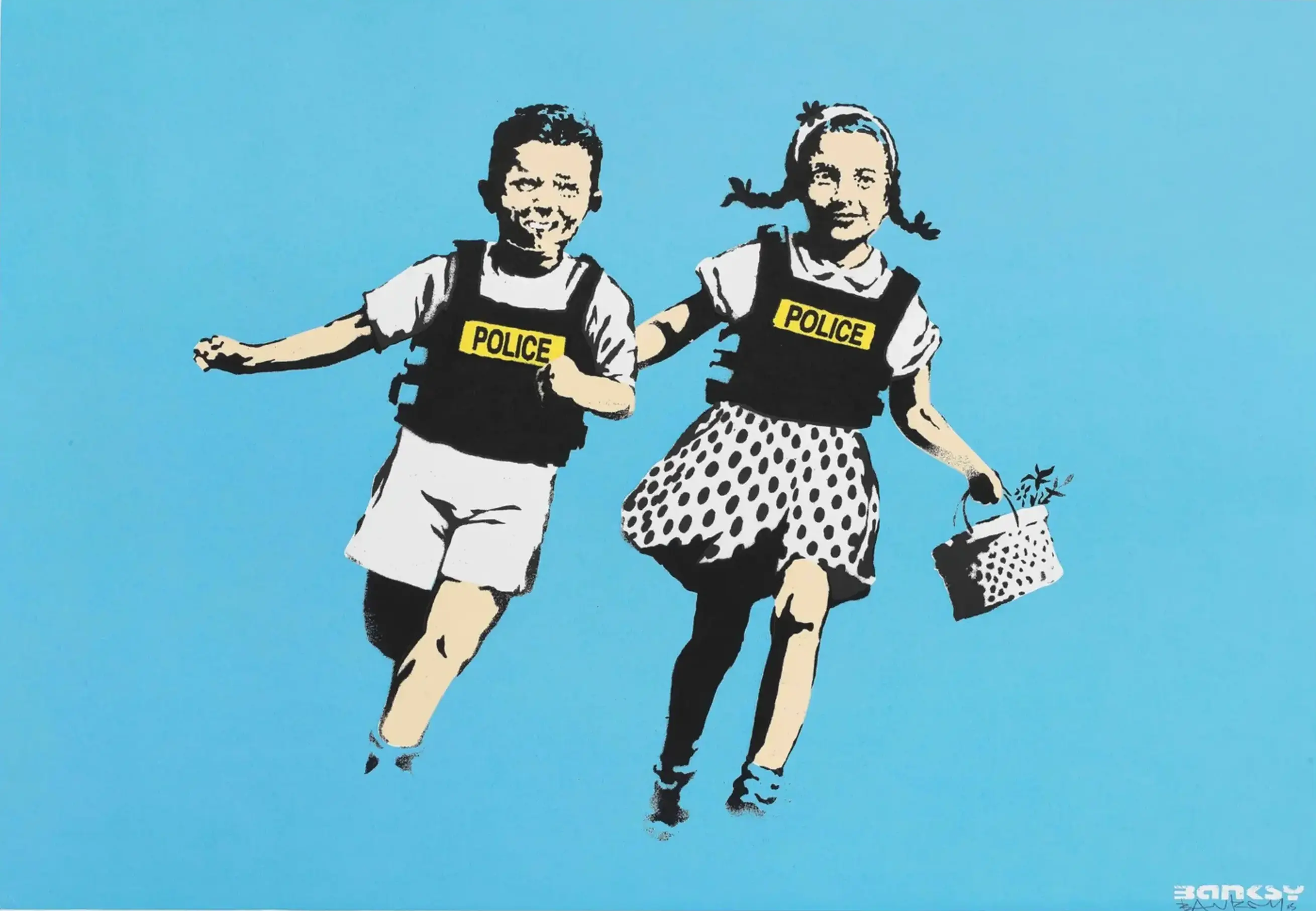 Banksy – Jack & Jill, 2005 – Zeefdruk