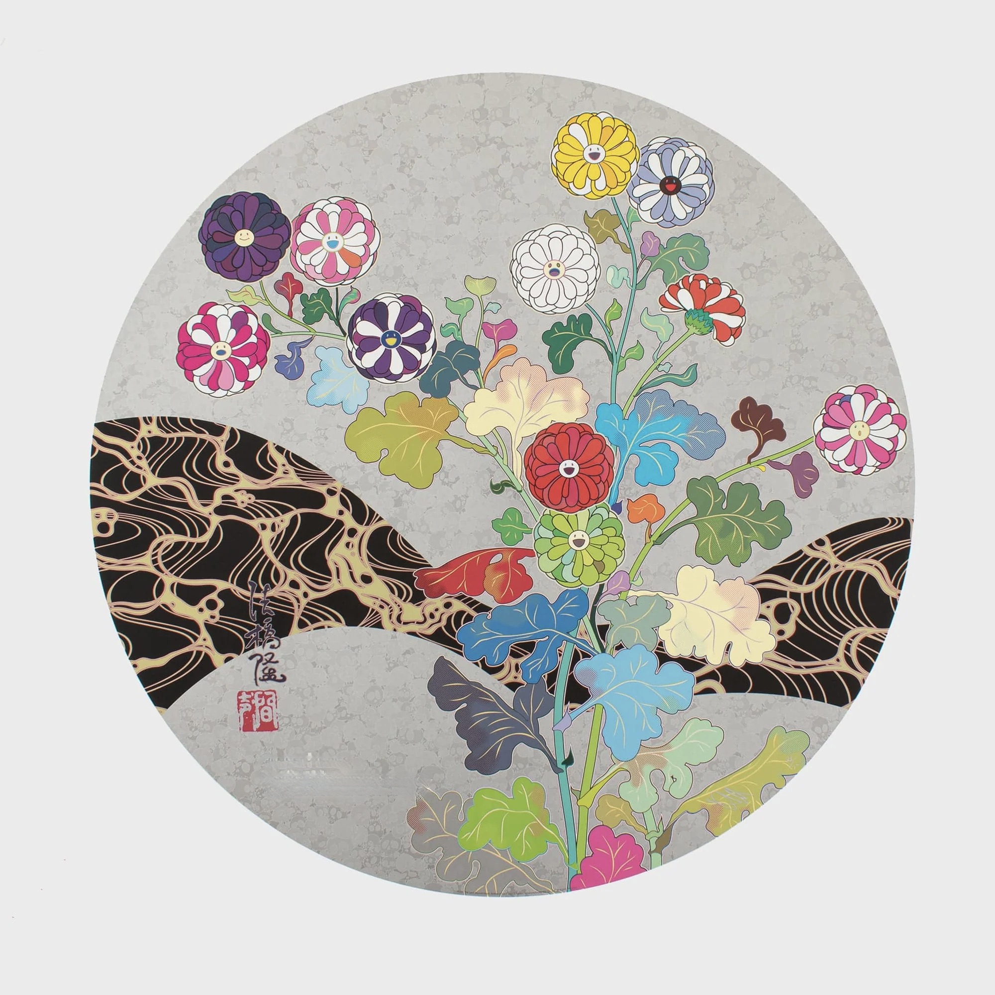 Takashi Murakami – Korin: The Land Beyond Death, Bathed in Light, 2022 – Offsetdruck