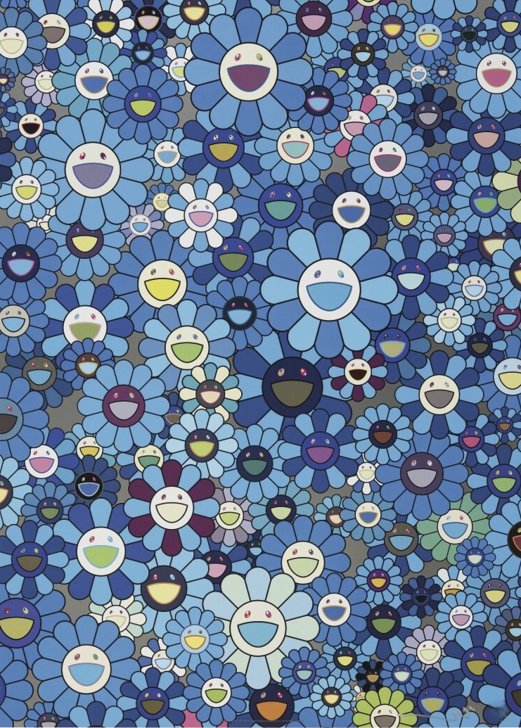 Takashi Murakami – An Homage to IKB, 1957 A, 2012 – Offsetdruck