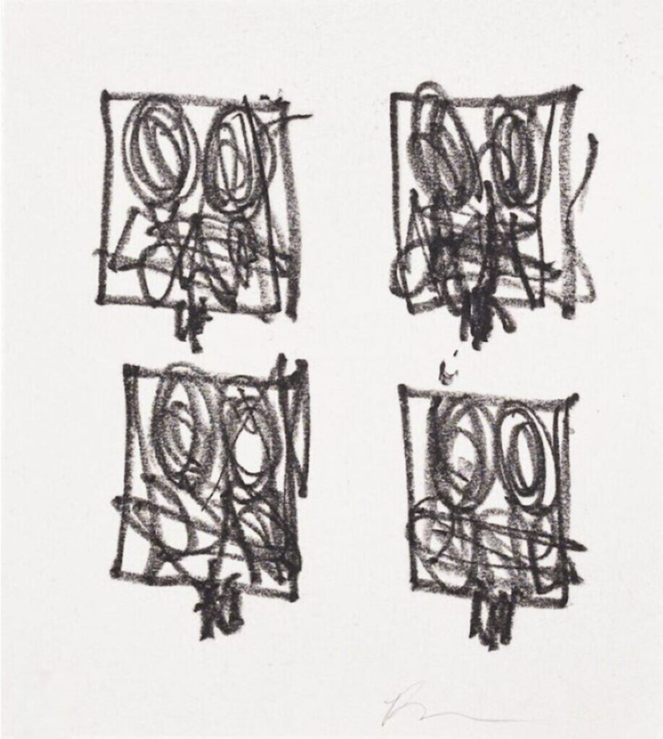 Rashid Johnson – Untitled (Anxious Man), 2023 – Gravure