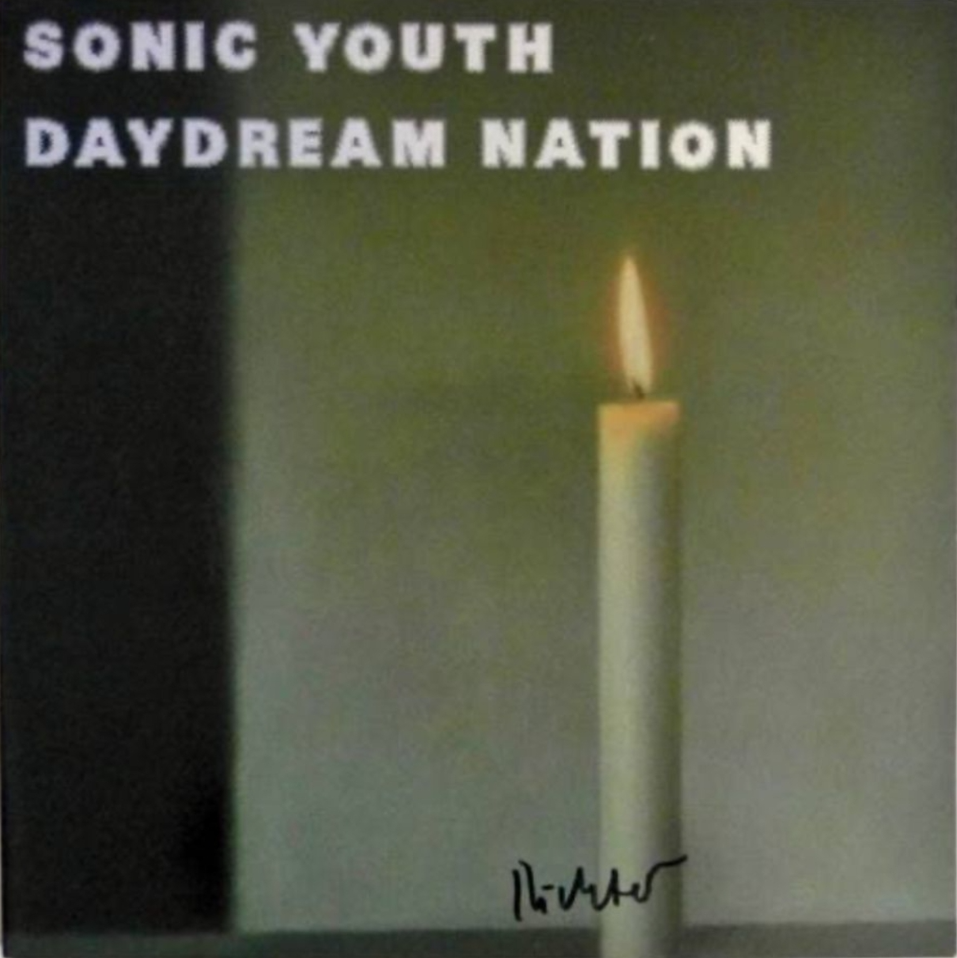 Gerhard Richter – LP Sonic Youth, 2007 – Gemengde techniek.