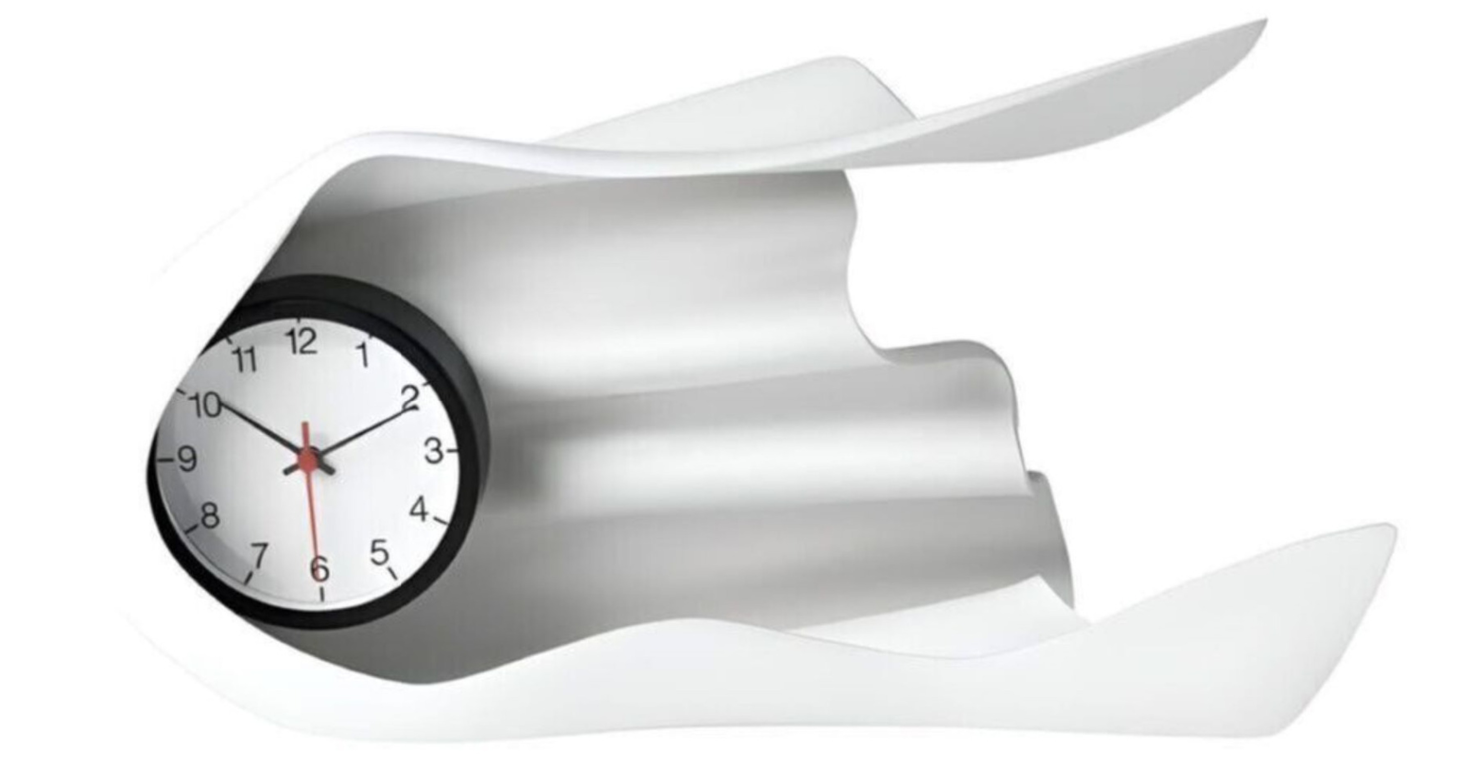Daniel Arsham – Falling Clock, 2021 – Mischtechnik