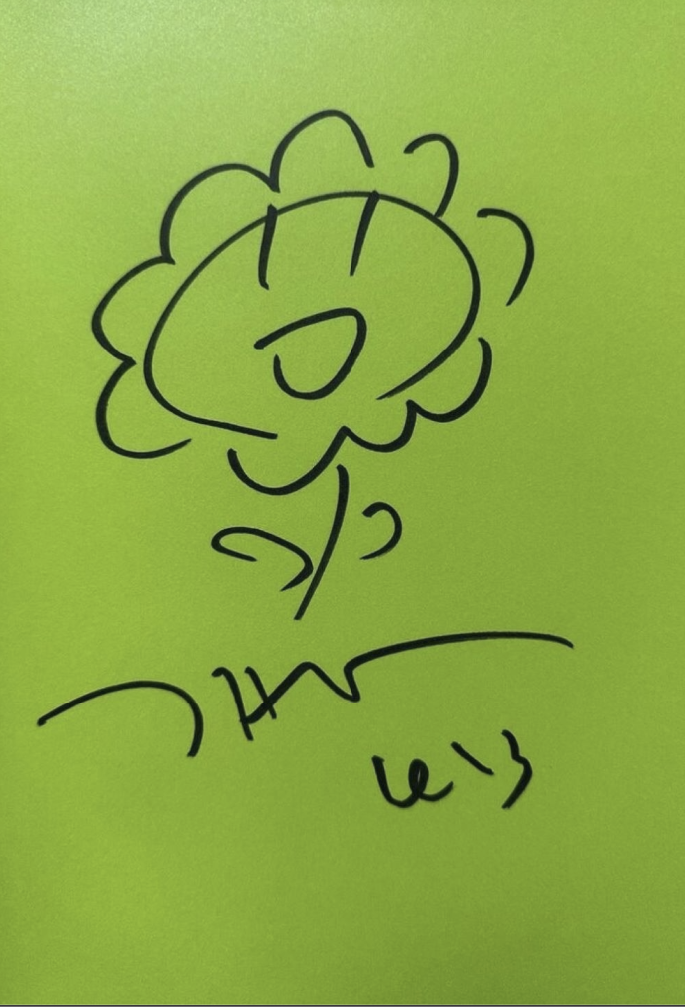 Takashi Murakami – Untitiled (Mr DOB), 2023 – Tinte