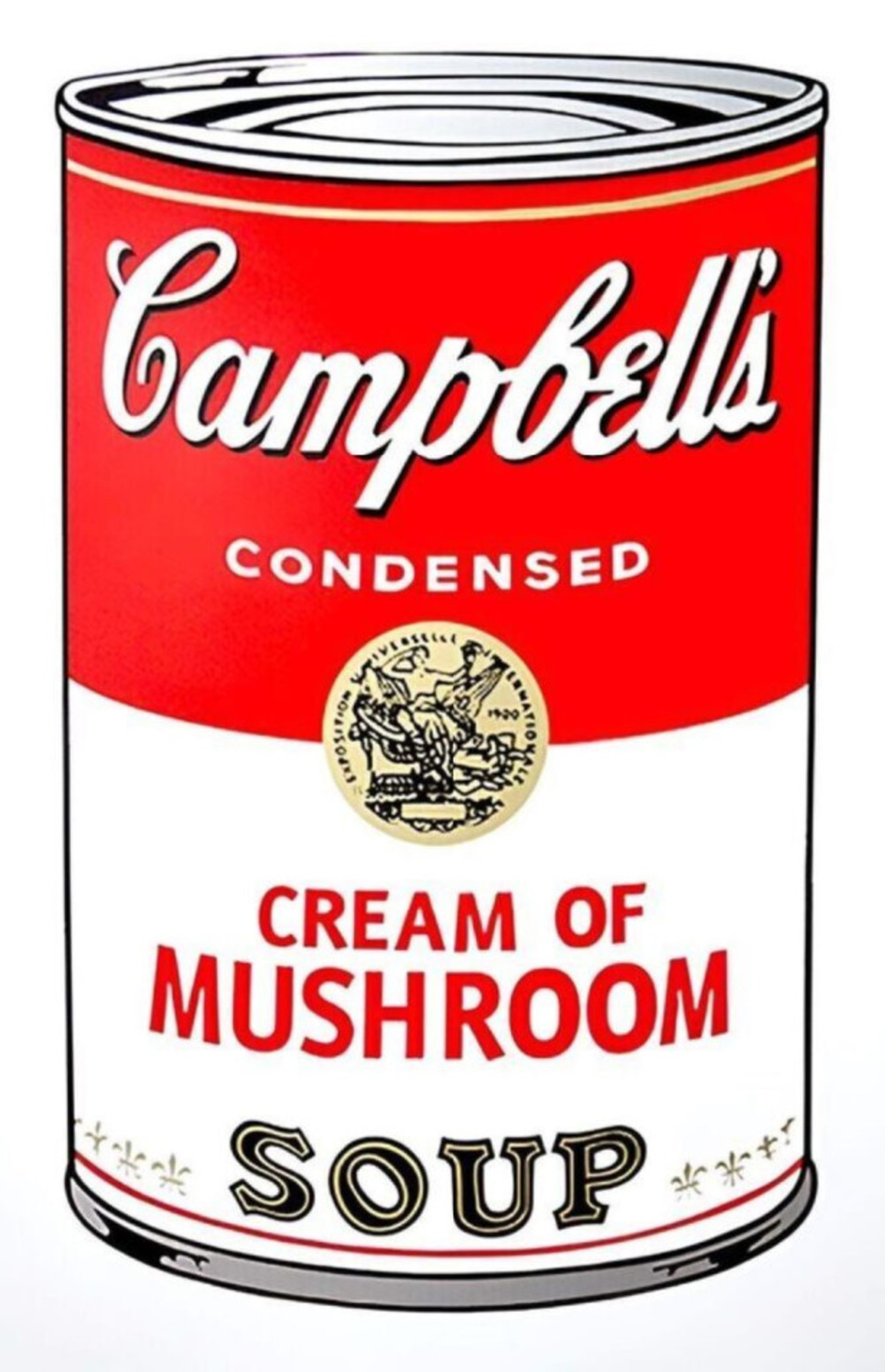 Andy Warhol – Campbell's Soup Can: Cream of Mushroom, 1968 – Zeefdruk
