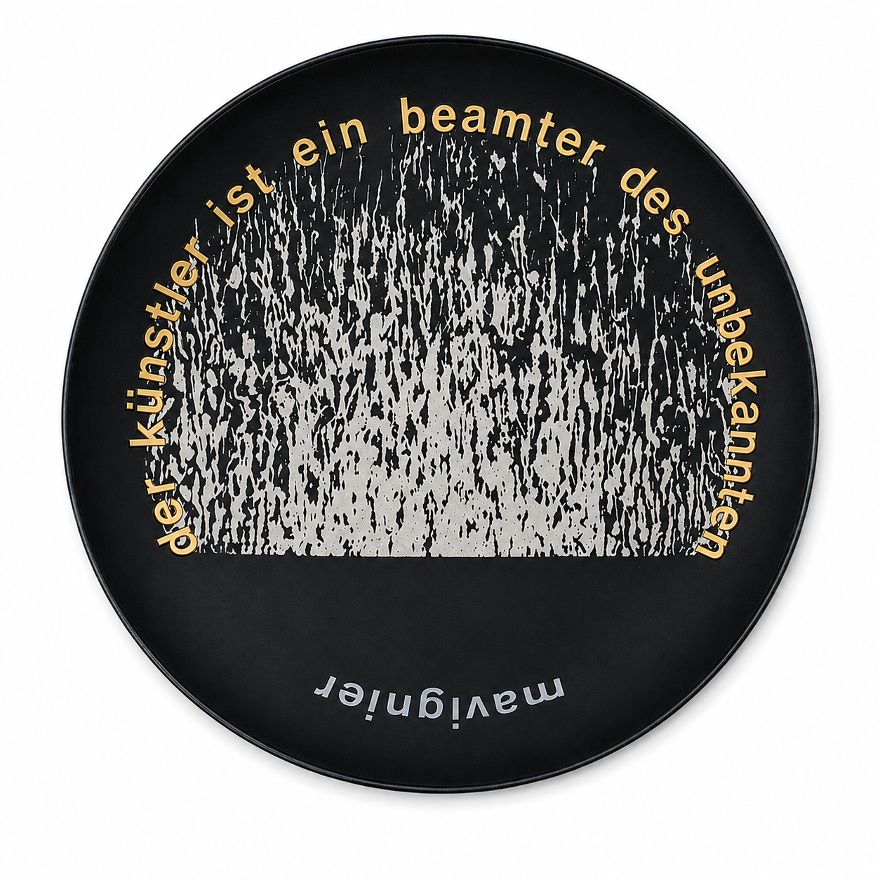 Almir Mavignier – der künstler ist ein beamter....., 1979 – Bord