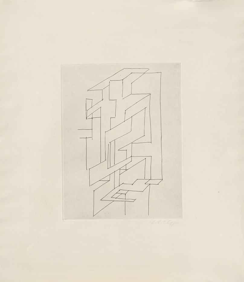 Victor Vasarely – Gordes Gestalt, 1948 – Etching