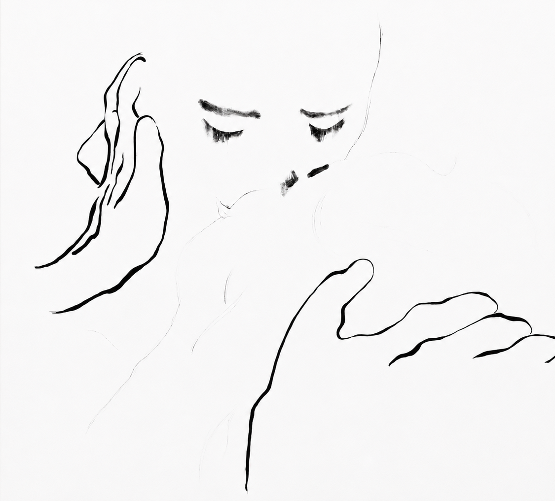 Eva Claessens – A kiss, 2026 – Mixed média