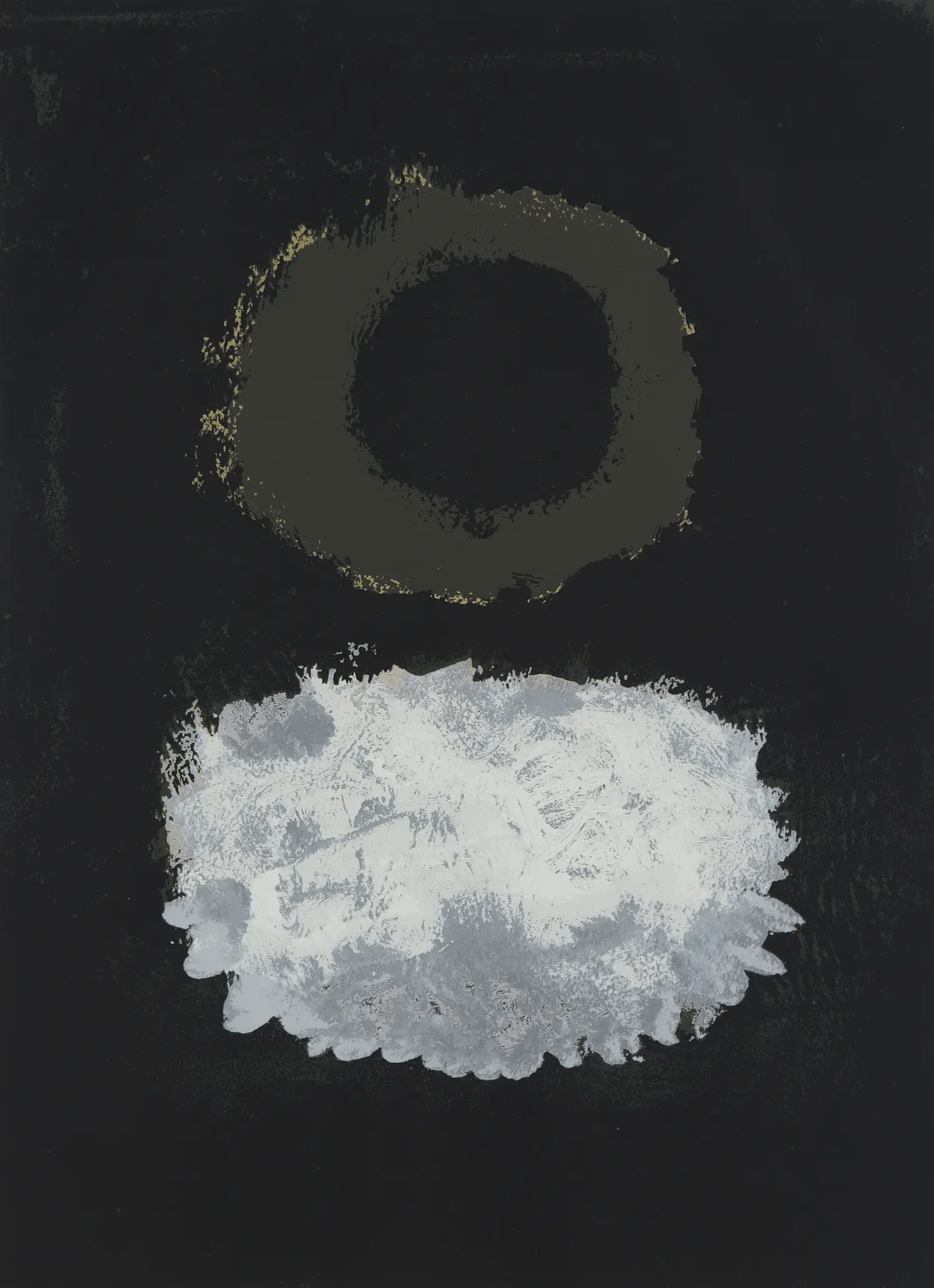 Adolph Gottlieb – Black Field, 1972 – Screen-print
