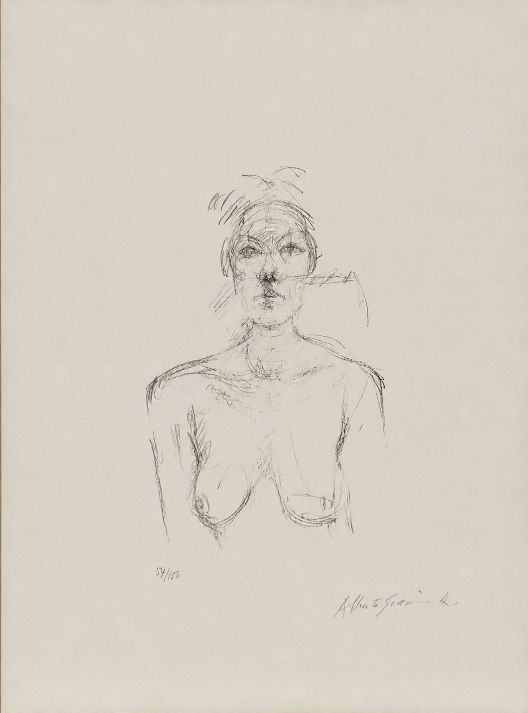 Giacometti, Alberto | Buste II, 1960 — available on Composition Gallery