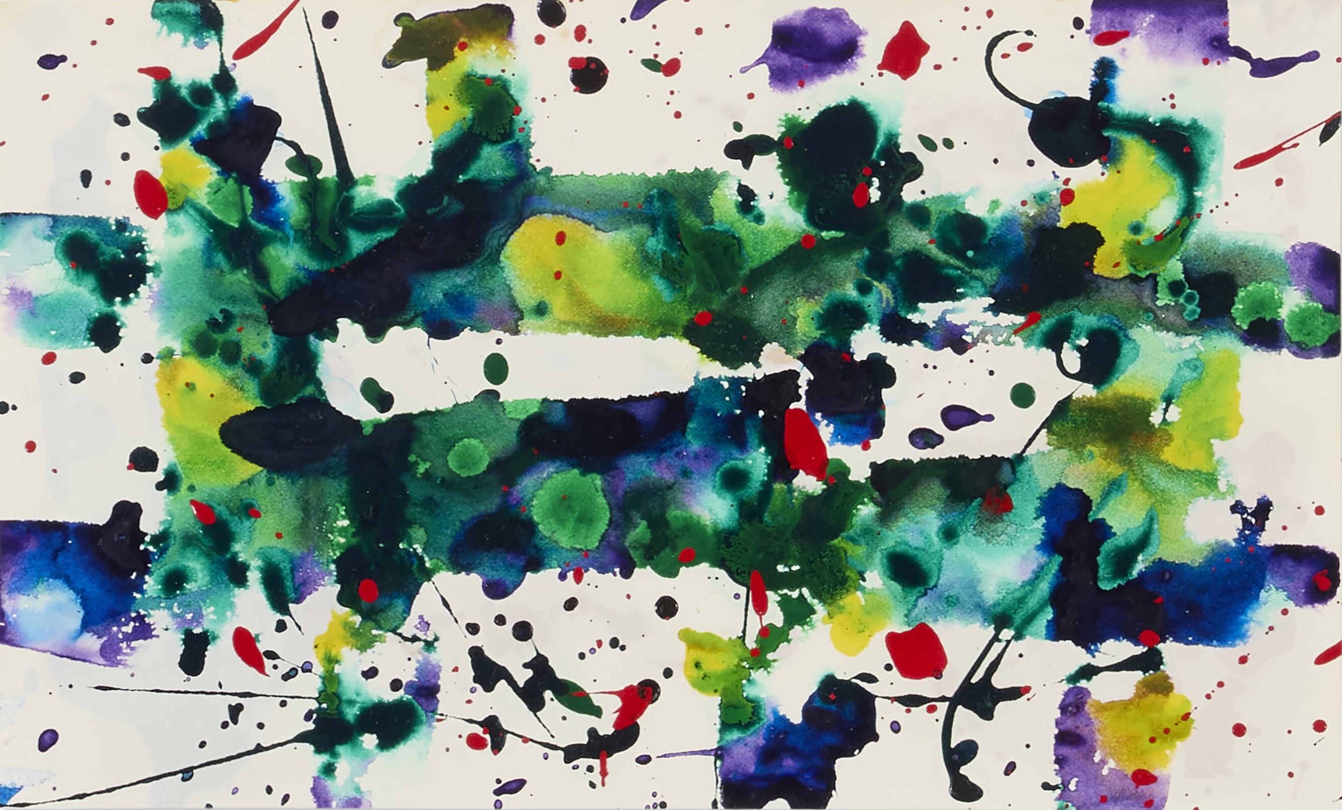 Sam Francis – Untitled (SF78-1010), 1978 – Acrylic on paper