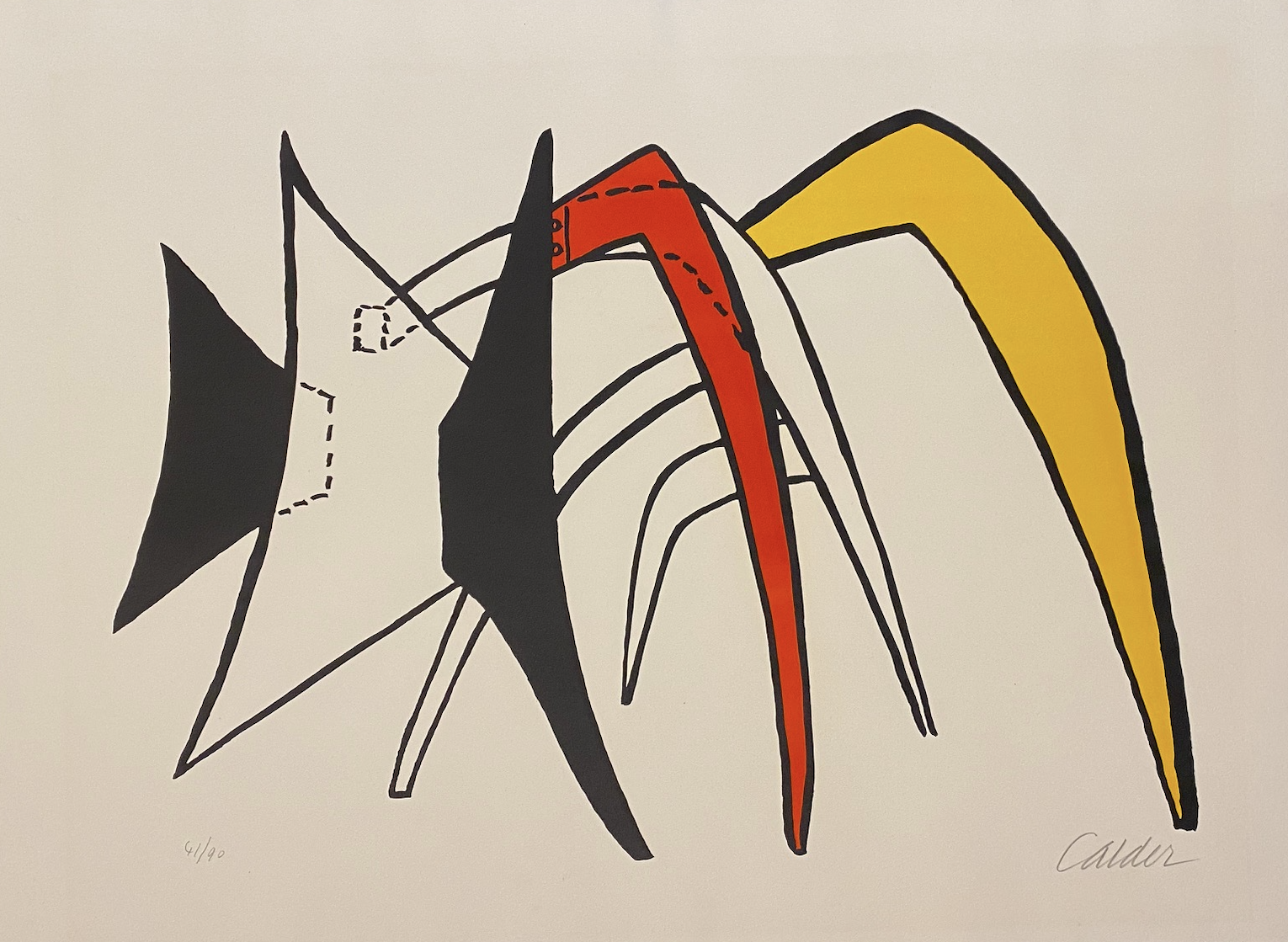 Alexander Calder – Stabiles, 1963 – Lithografie