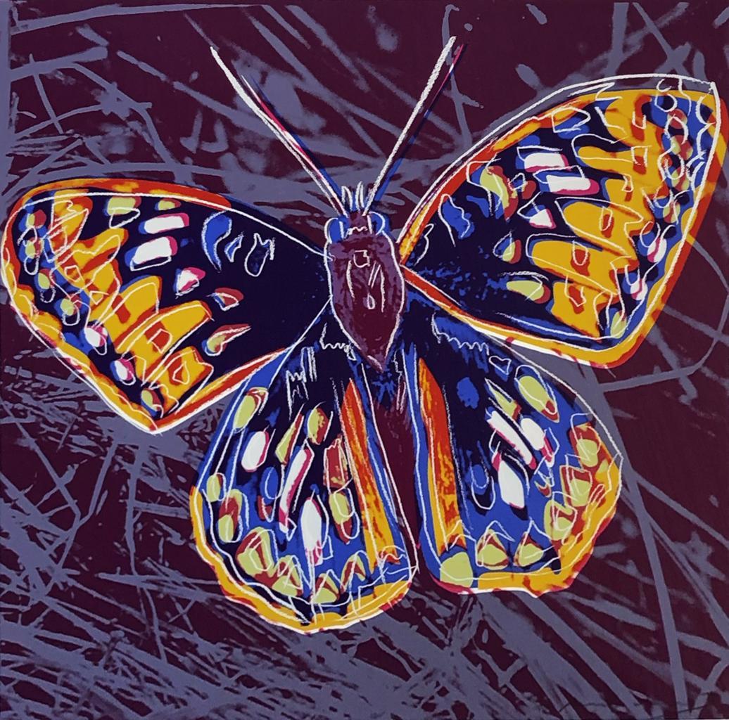 Andy Warhol – San Francisco Silverspot, II.298 from the Endangered Species portfolio, 1983 – Screen-print