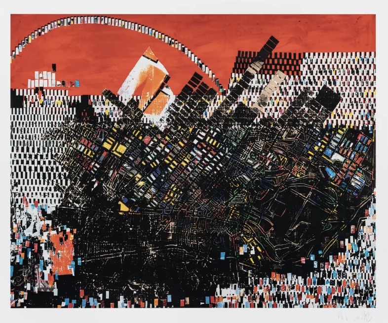 Mark Bradford – Scorched Earth, 2025 – Siebdruck