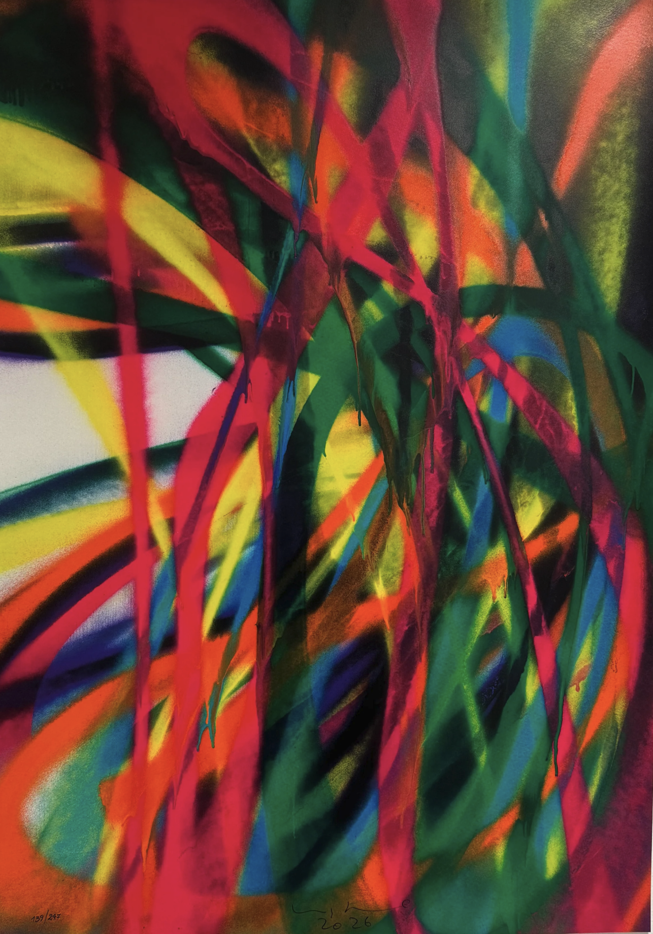 Katharina Grosse – Untitled III, 2026 – Siebdruck