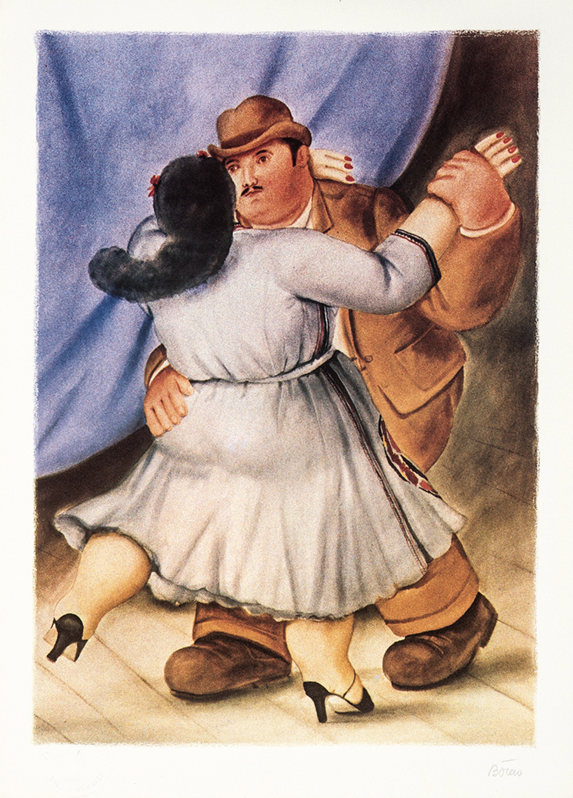 Fernando Botero – The Dancers, 1983 – Lithographie