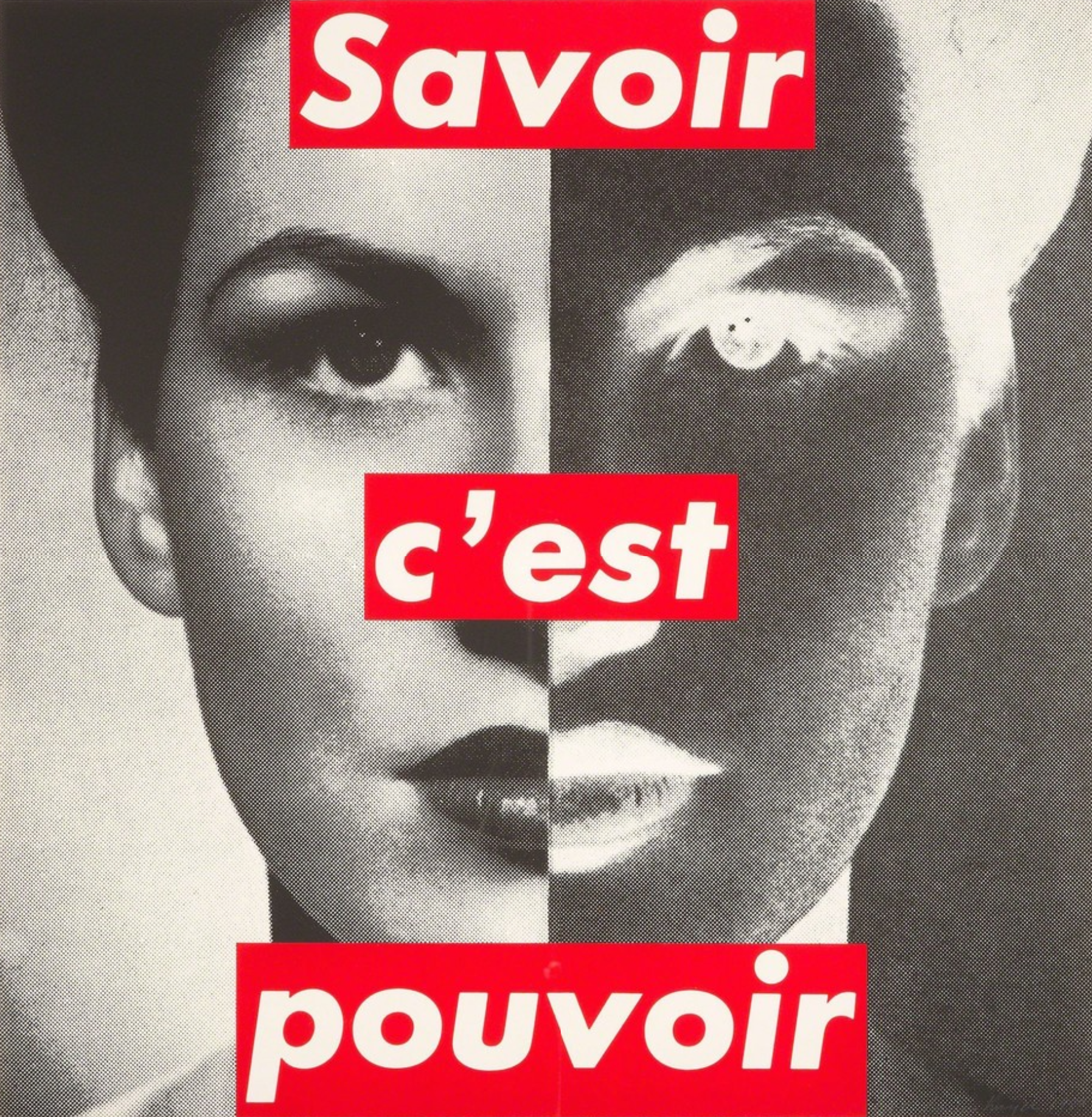 Barbara Kruger – Knowledge is Power, 1989 – Litografía