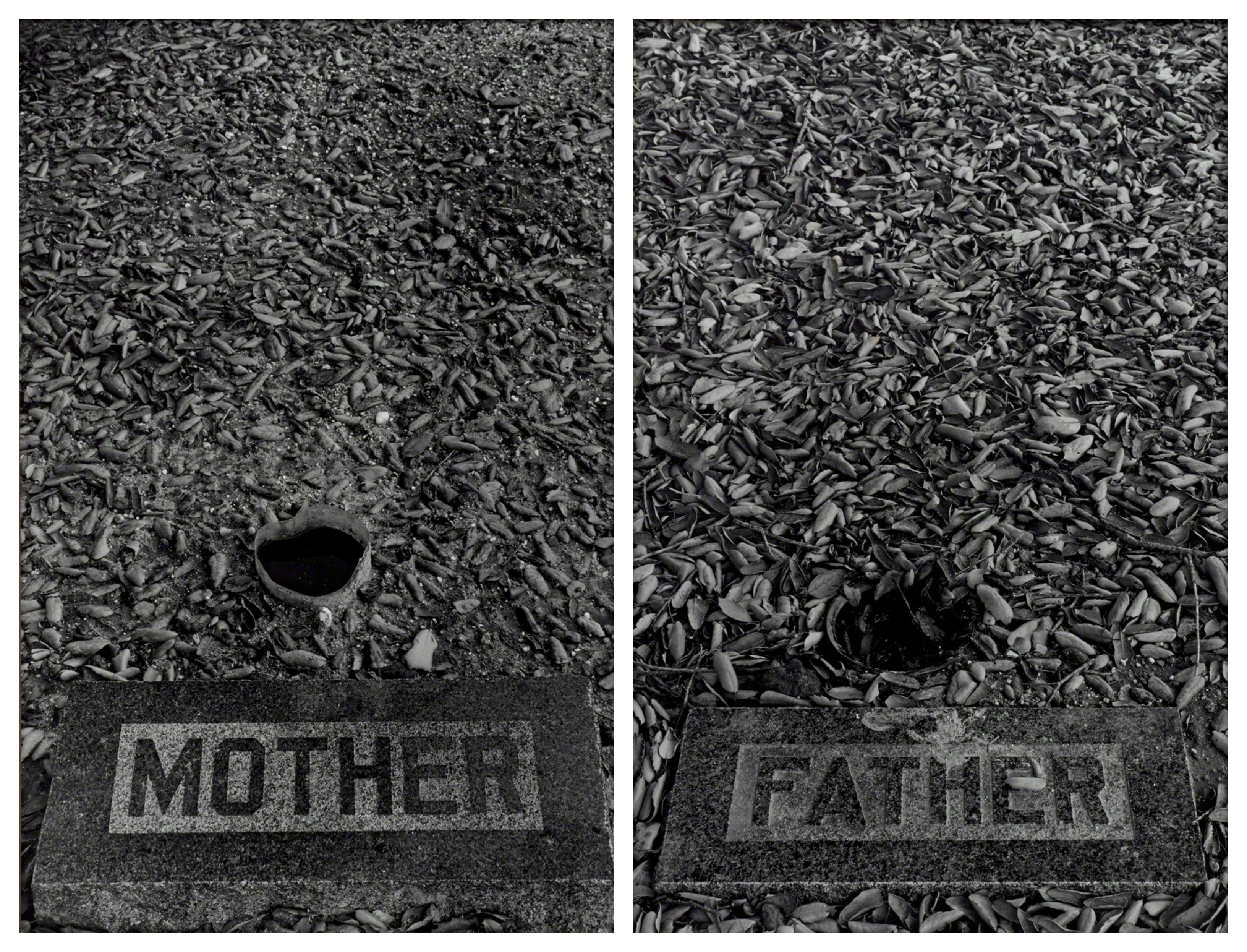 Sophie Calle – The Tombes, Mother / Father, 1990 – Gelatine Silver Print