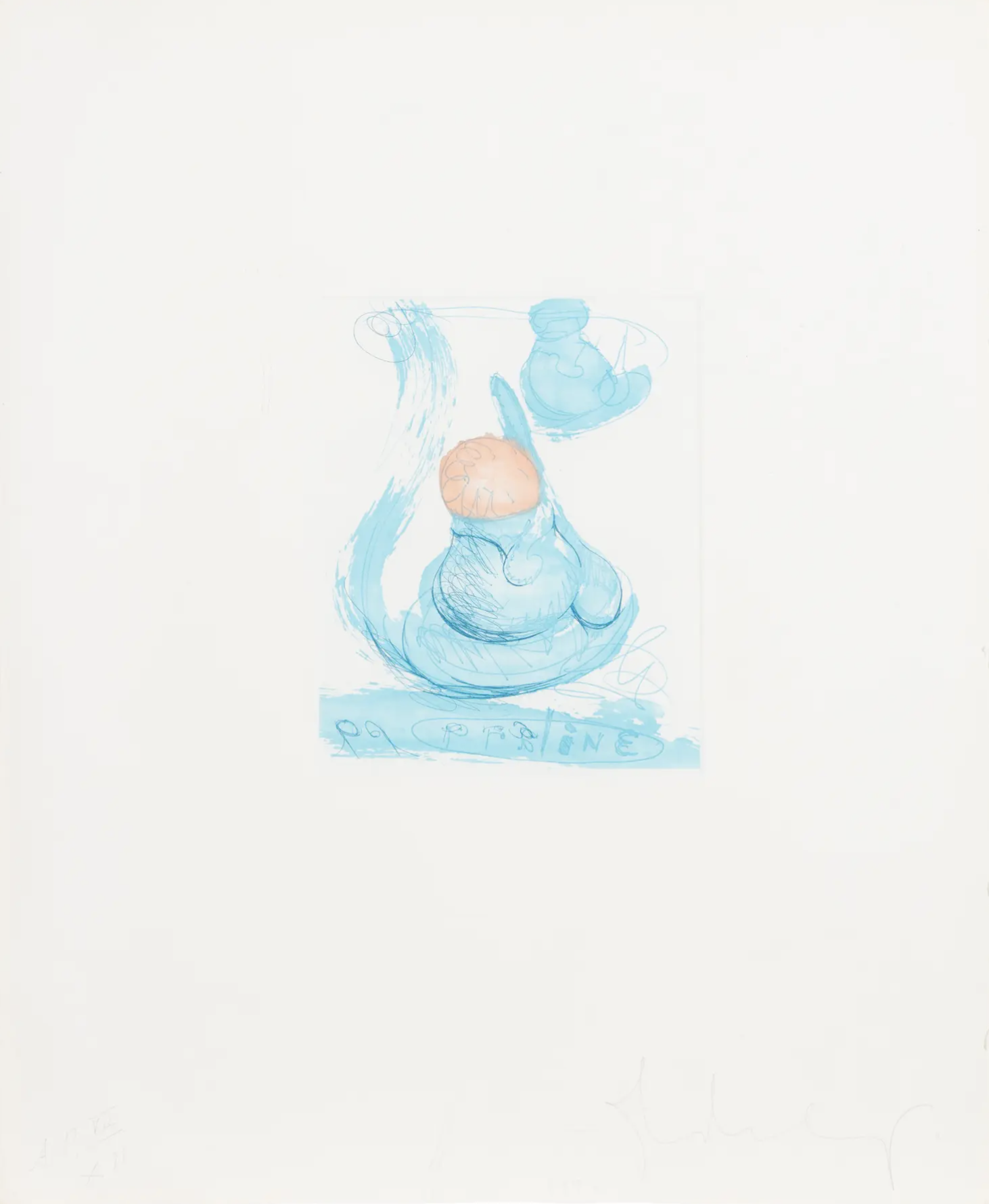 Claes Oldenburg – Ice cream desserts - Praline (A. & P. 162), 1976 – Etching and Aquatint
