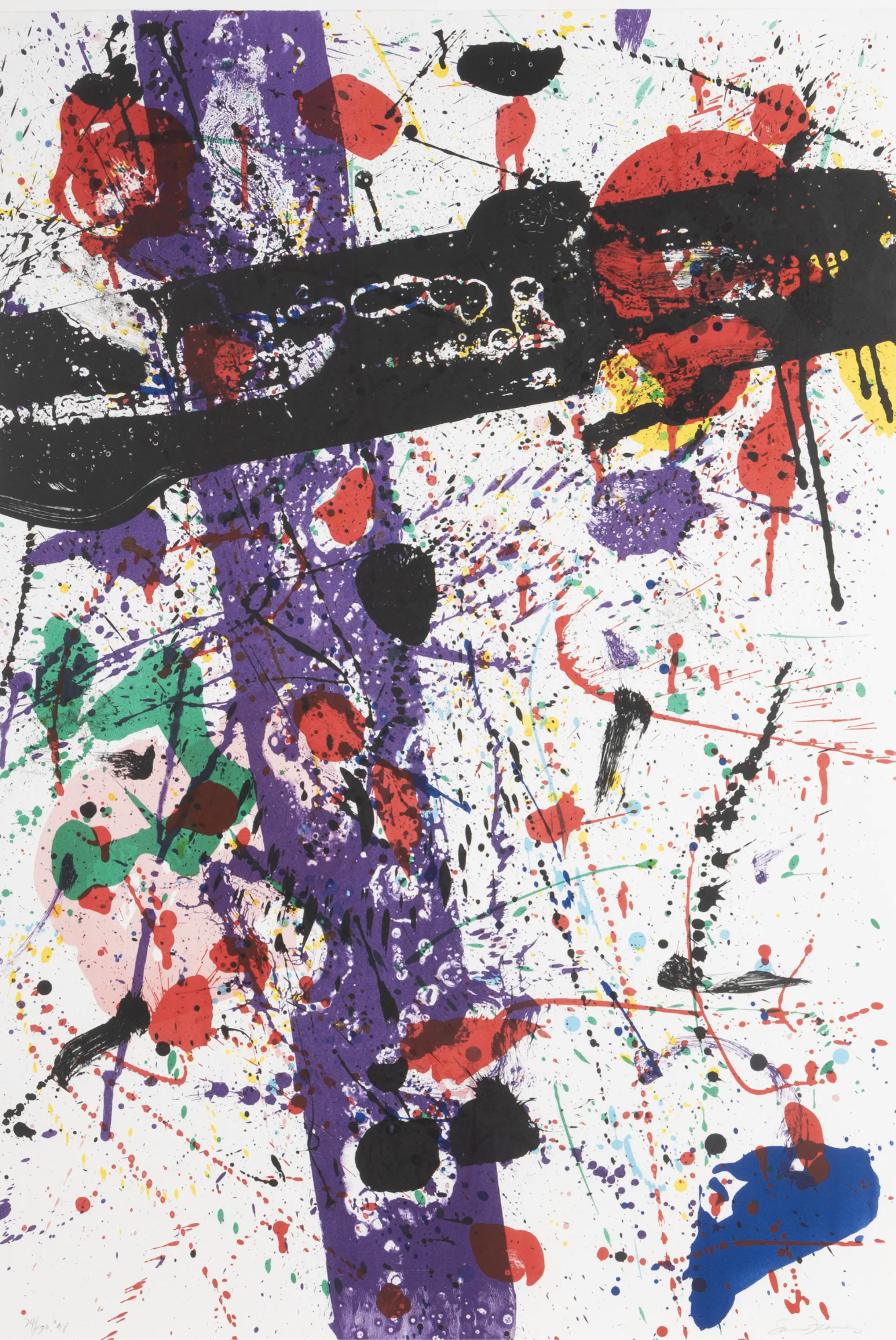 Sam Francis – Untitled (SF-272), 1984 – Litografía
