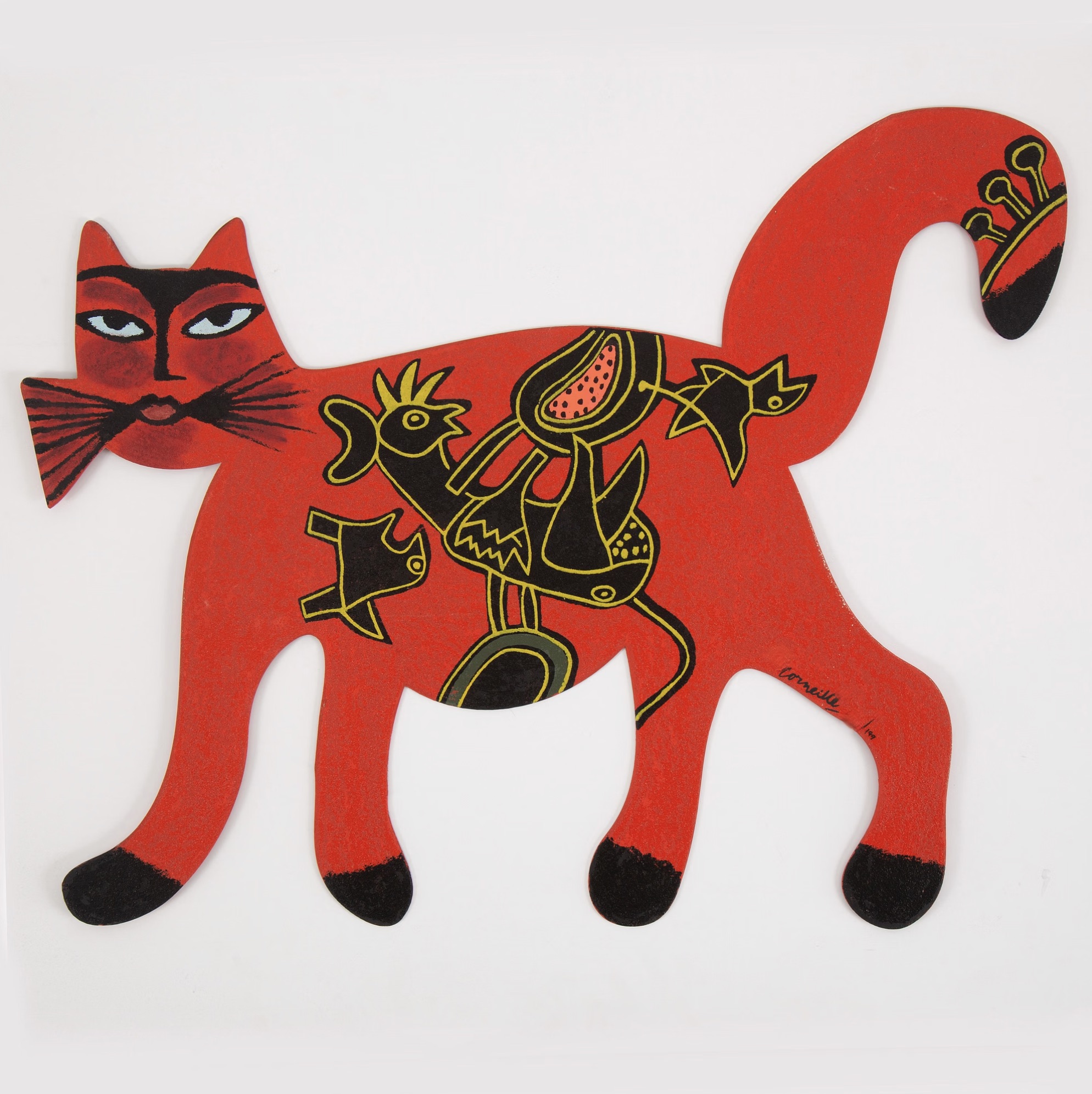 Guillaume Corneille – Chat Exotique des Iles du sud, 2003 – Metal