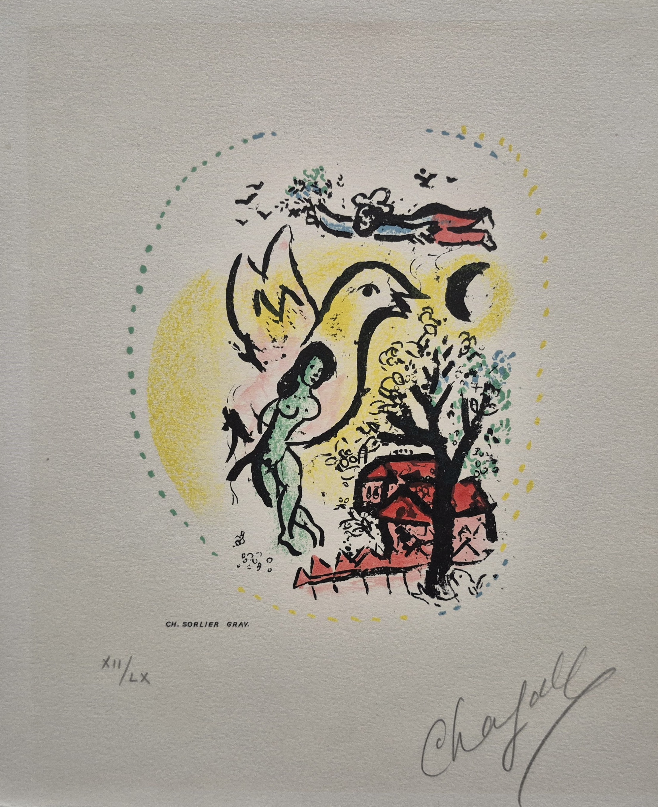 Marc Chagall – Vocation, 1969 – Lithograph