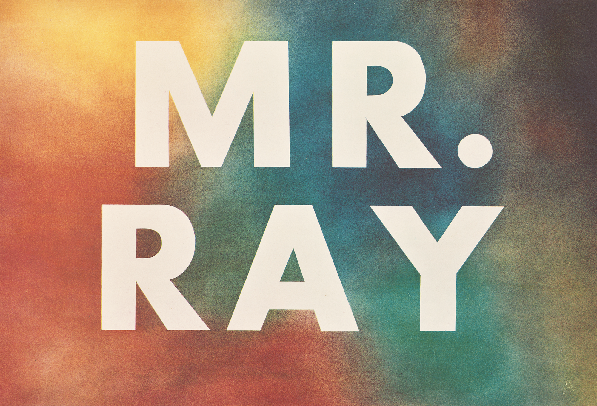 Ed Ruscha – Mr Ray (E. 86), 1975 – Offset