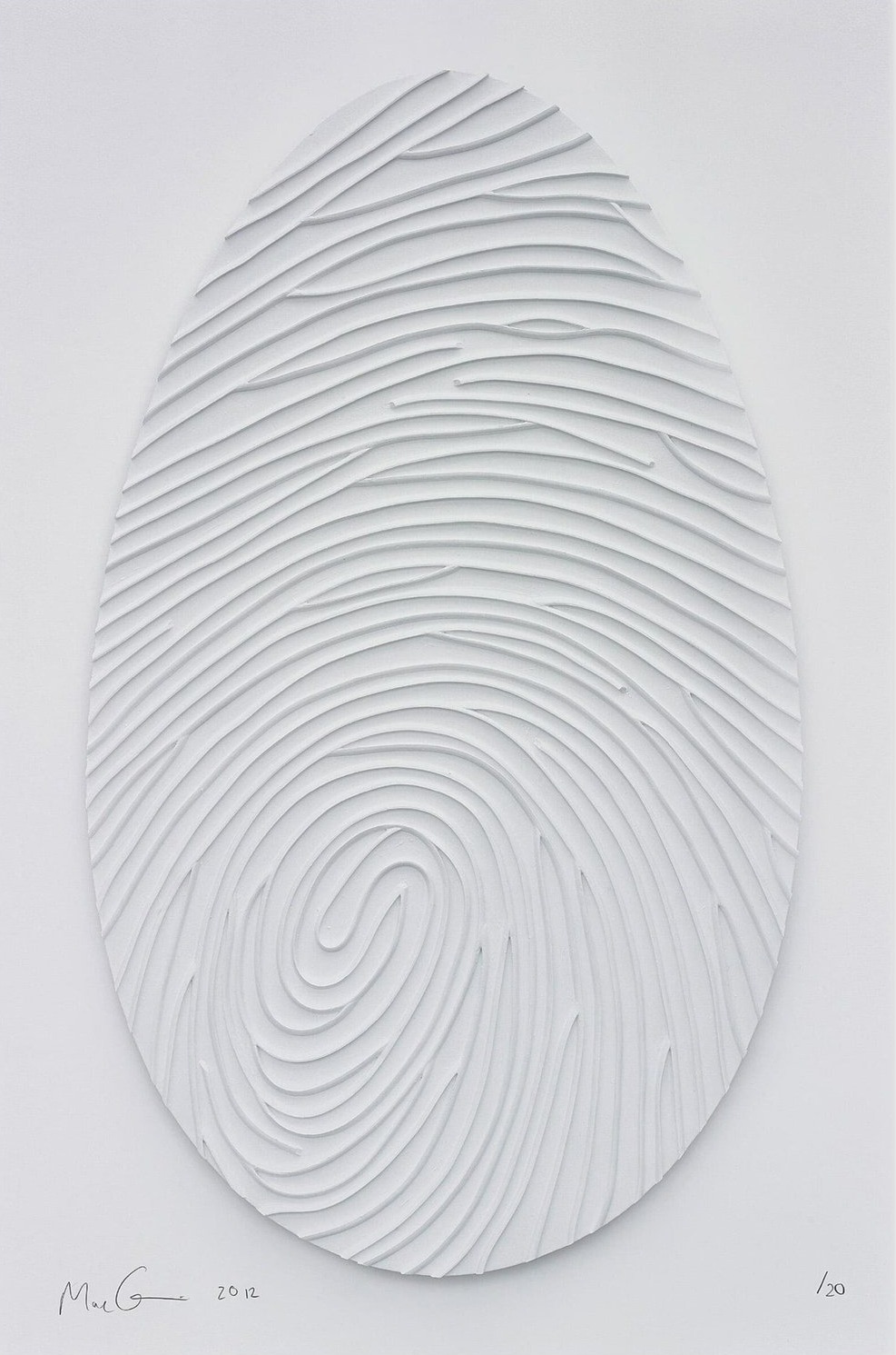 Marc Quinn – Labyrinth TS (172) Monochrome, 2012 – Pigmentdruck