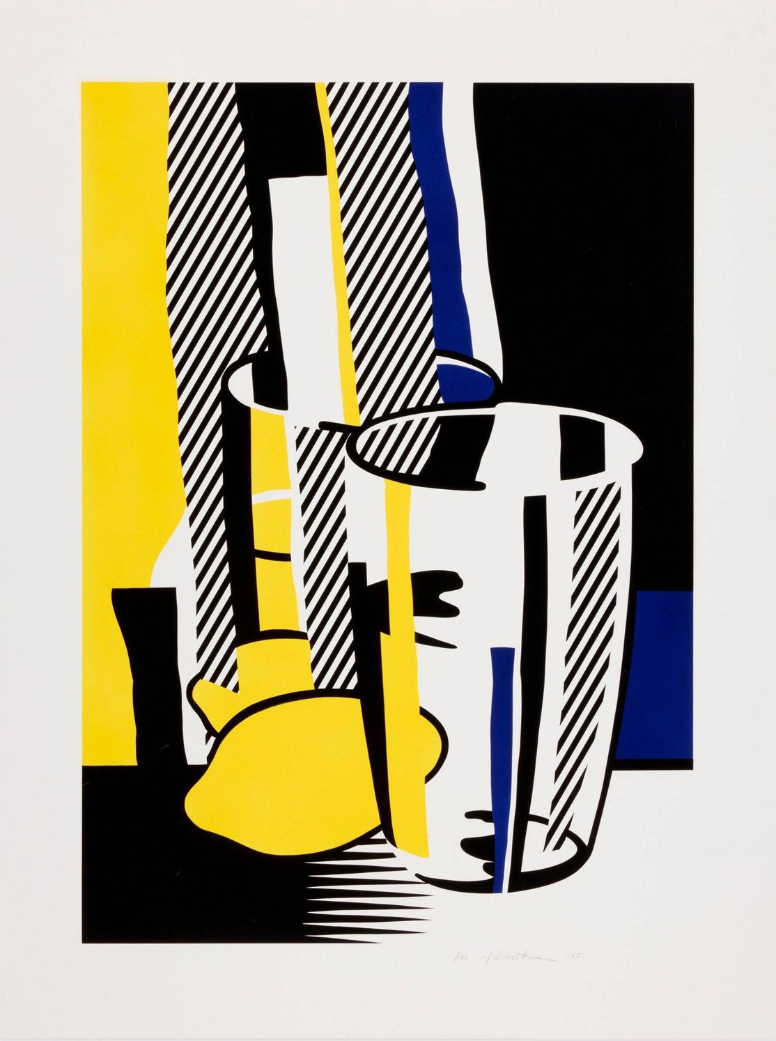 Roy Lichtenstein – Before The Mirror, 1975 – Mixed média
