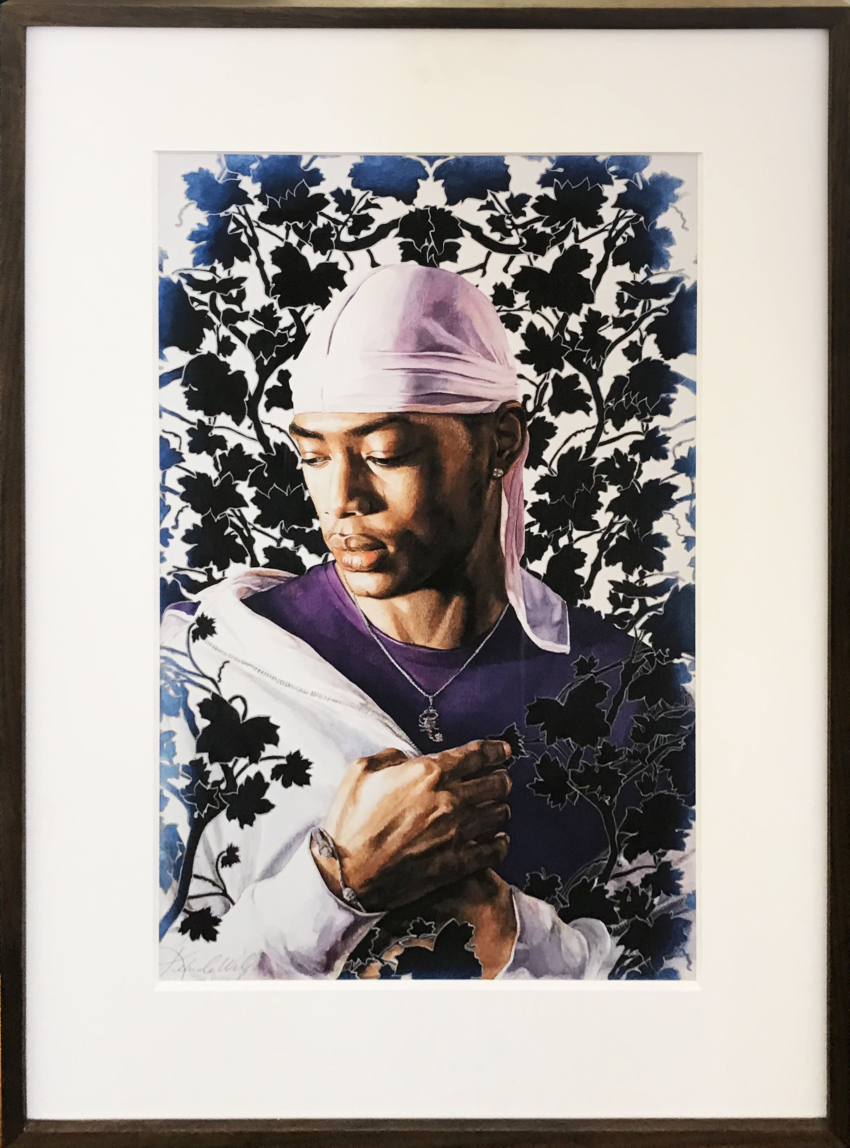 Kehinde Wiley – Tomb of Pope Alexander VII Study I, 2016 – Pigment print