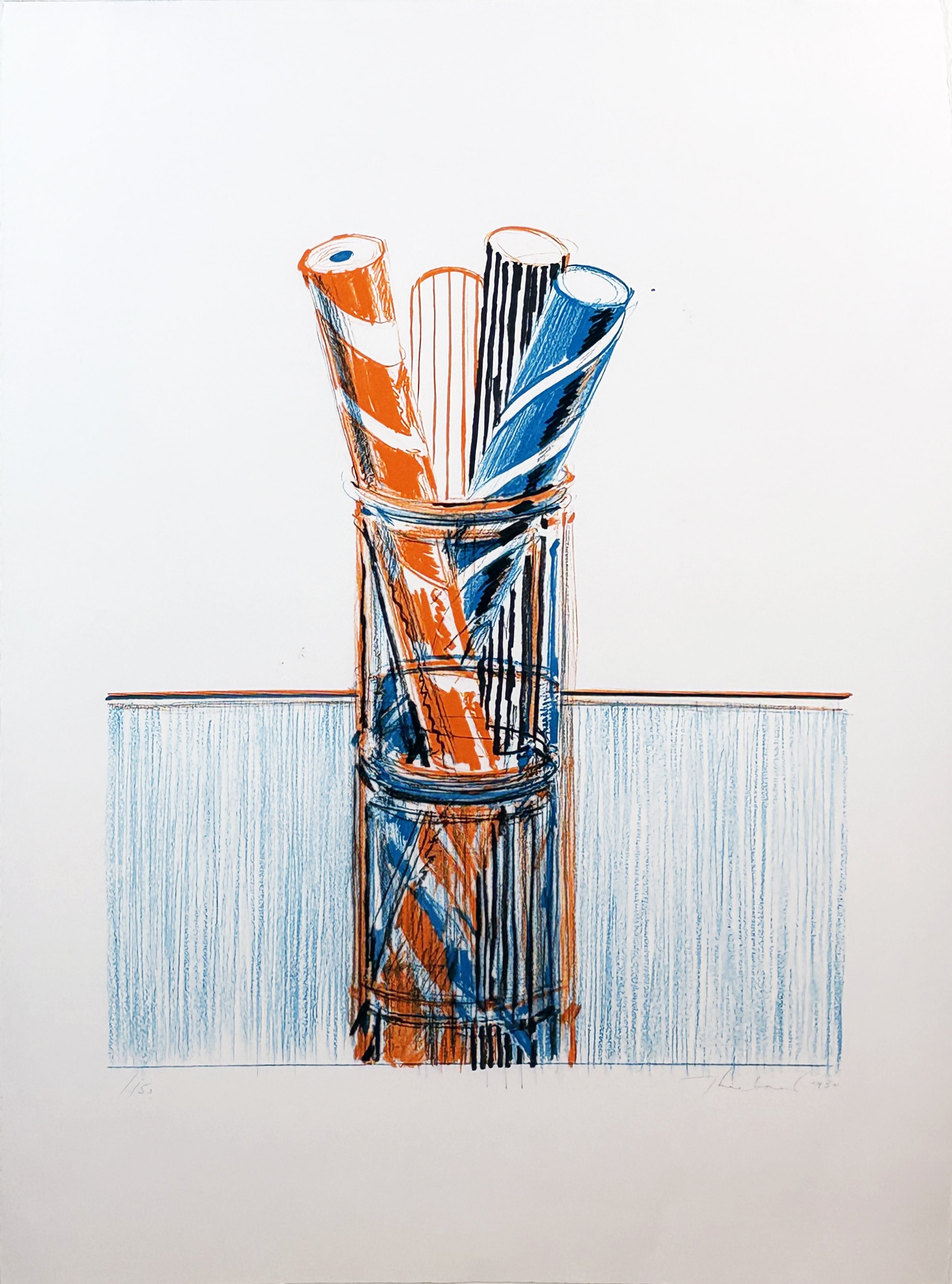 Thiebaud Wayne – Glassed Candy from the Presidential Portfolio, 1980 – Lithograph