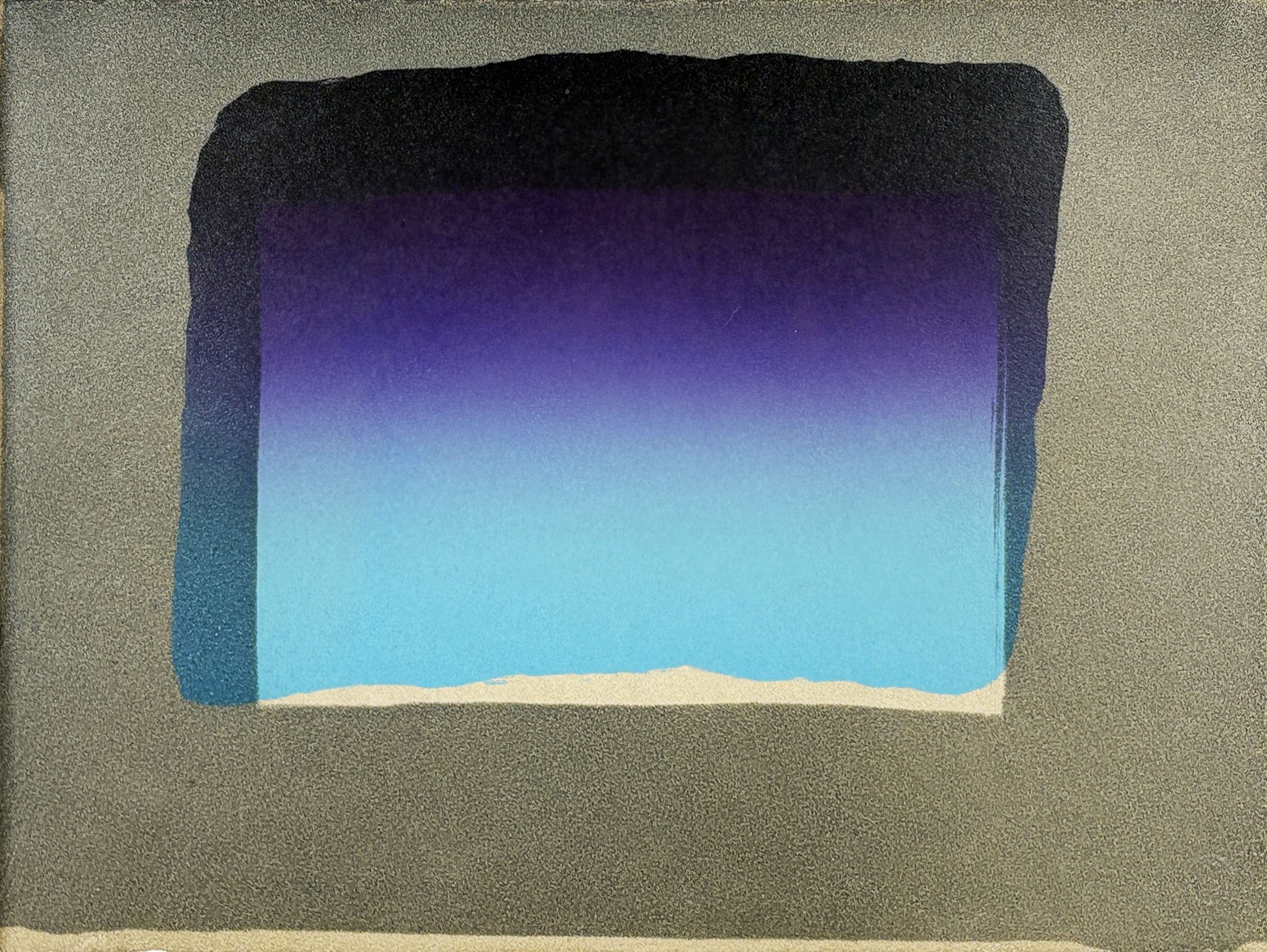 Howard Hodgkin – Sky, from More Indian Views, 1976 – Lithografie