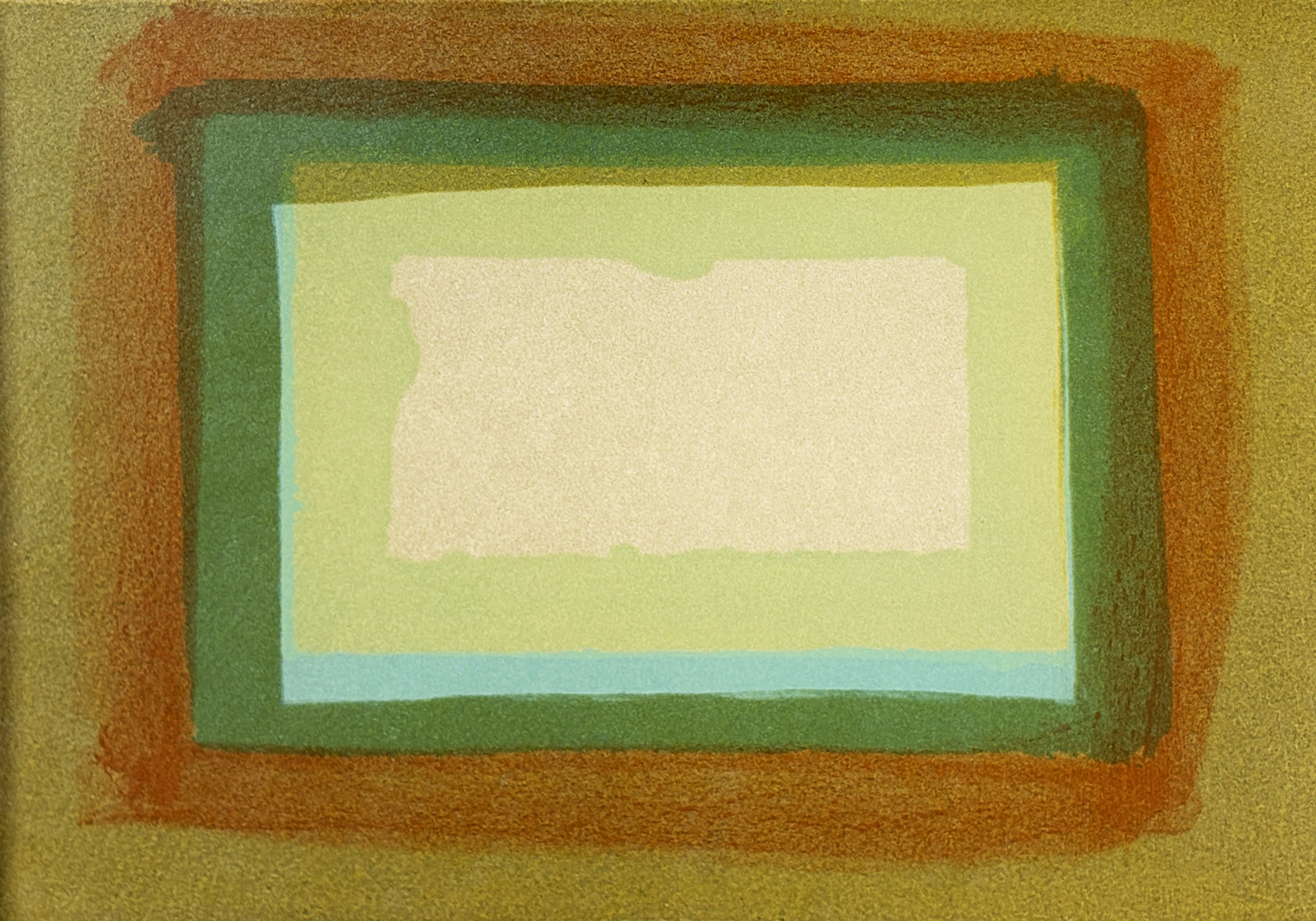 Howard Hodgkin – Window, from More Indian Views, 1976 – Lithografie