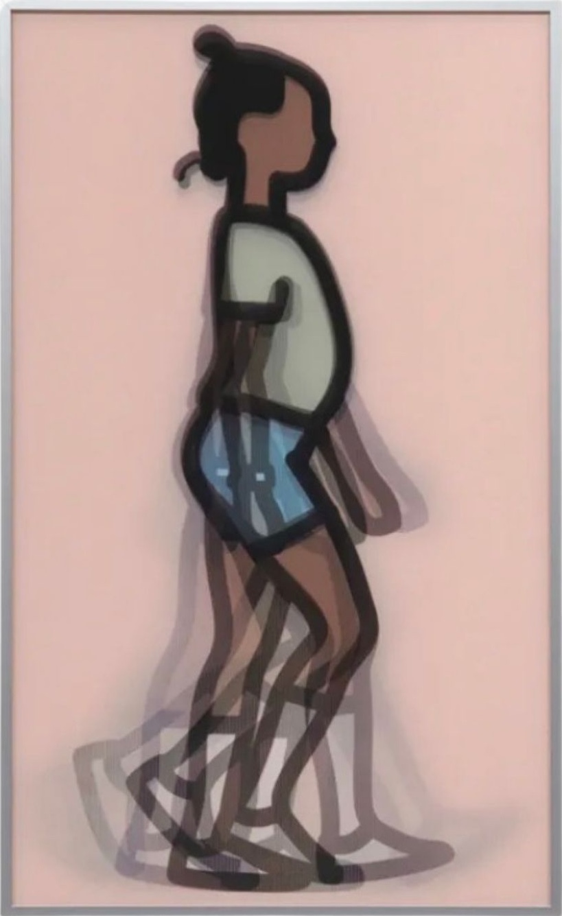 Julian Opie – Malia from Children Walking, 2026 – Installation