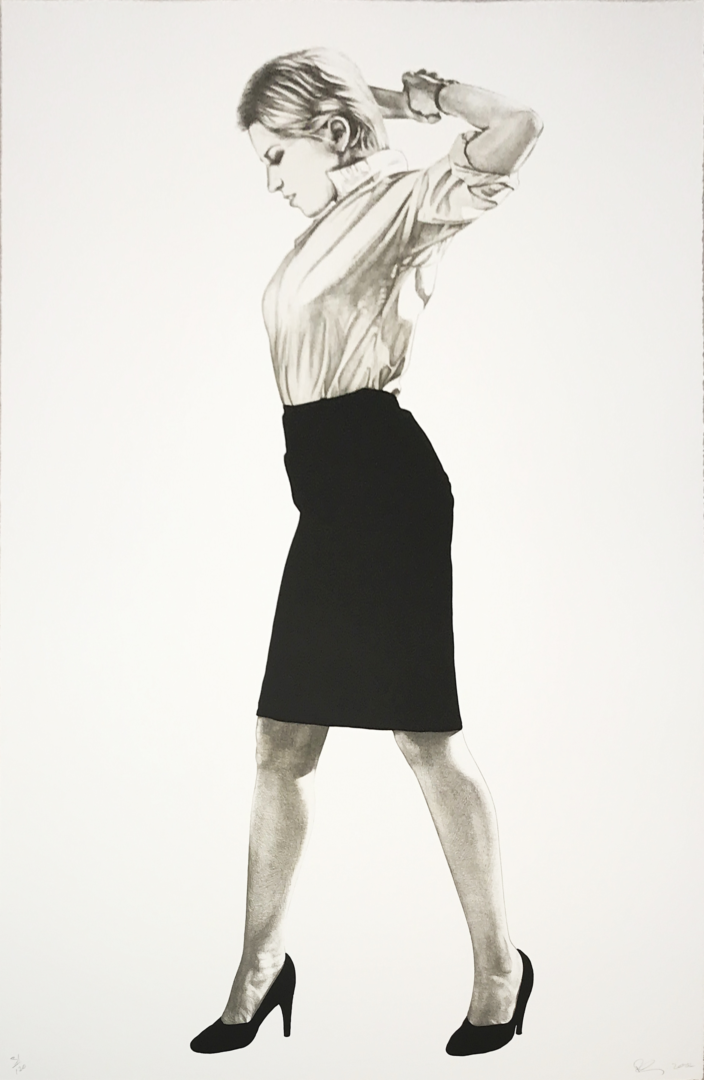 Robert Longo – Cindy, 2002 – Lithographie