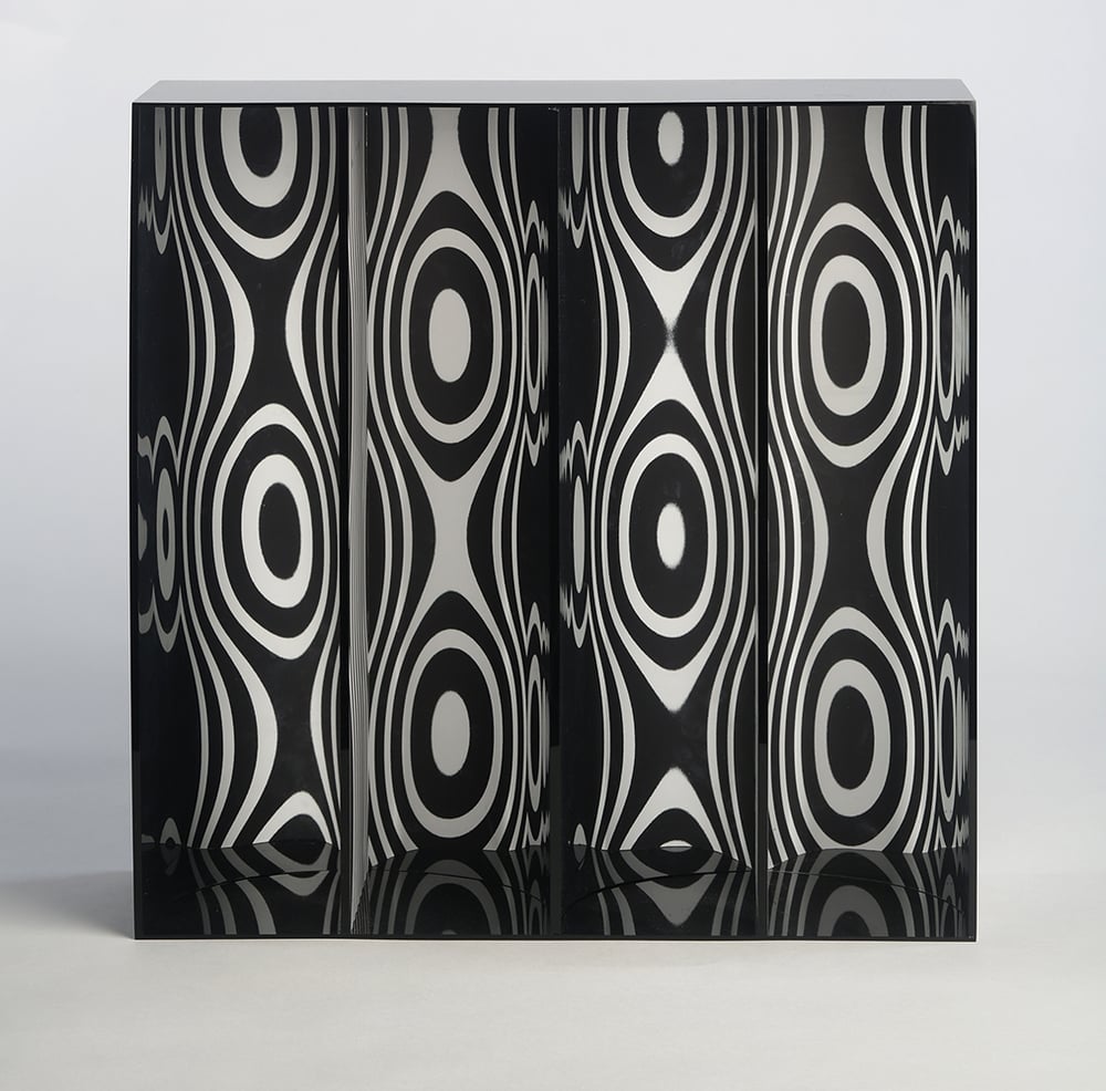 Le Parc, Julio | Ondes par déplacement du spectateur, 1965-2012 — available on Composition Gallery