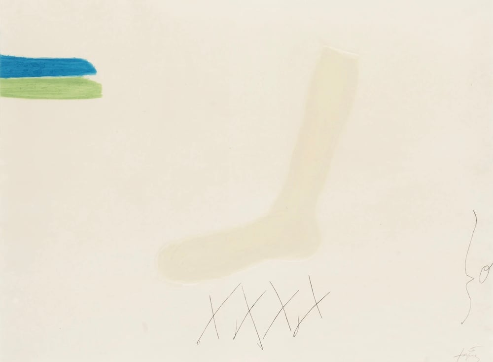 Tapies, Antoni | Mitjó, 1971 — available on Composition Gallery