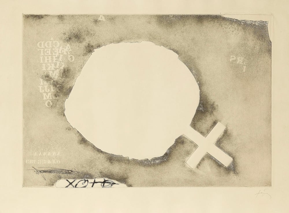 Tapies, Antoni | Paper Cremat , 1975 — available on Composition Gallery