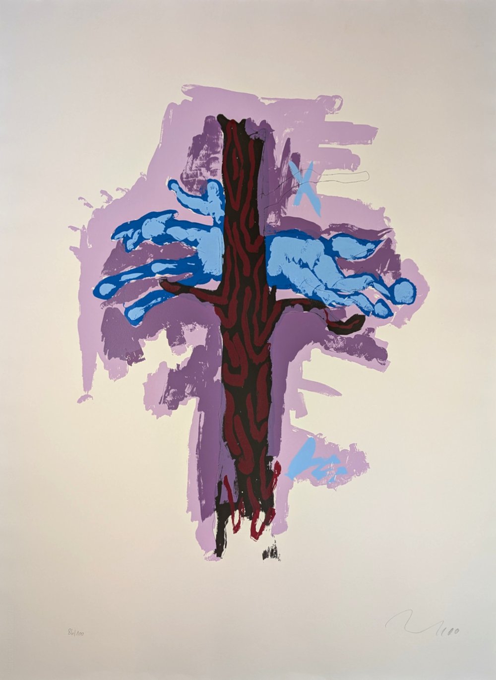 Immendorf, Jorg | AT-Aquarell, 2000 — available on Composition Gallery