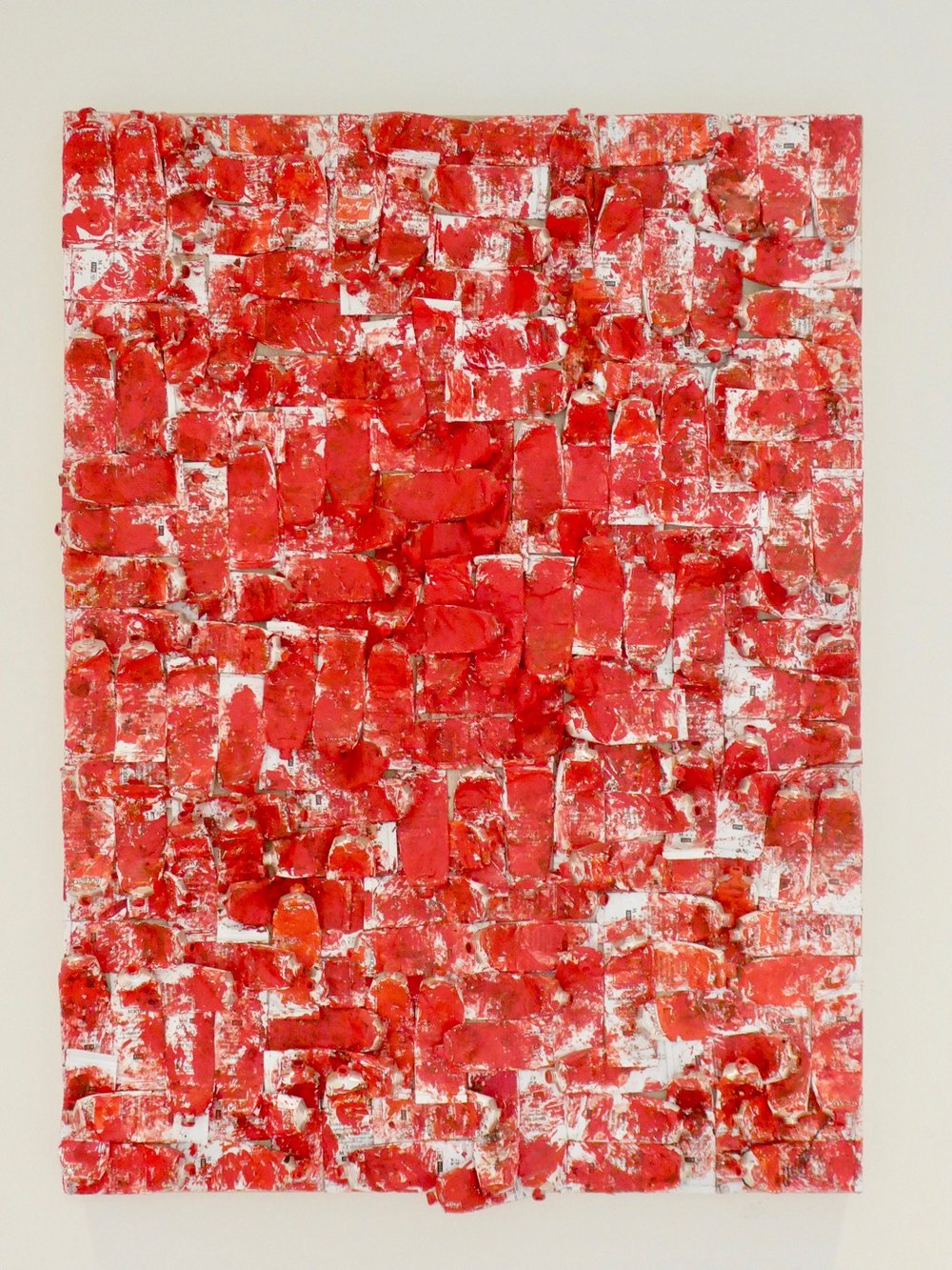 Arman, Fernandez | Red Tubes, 1980 — available on Composition Gallery