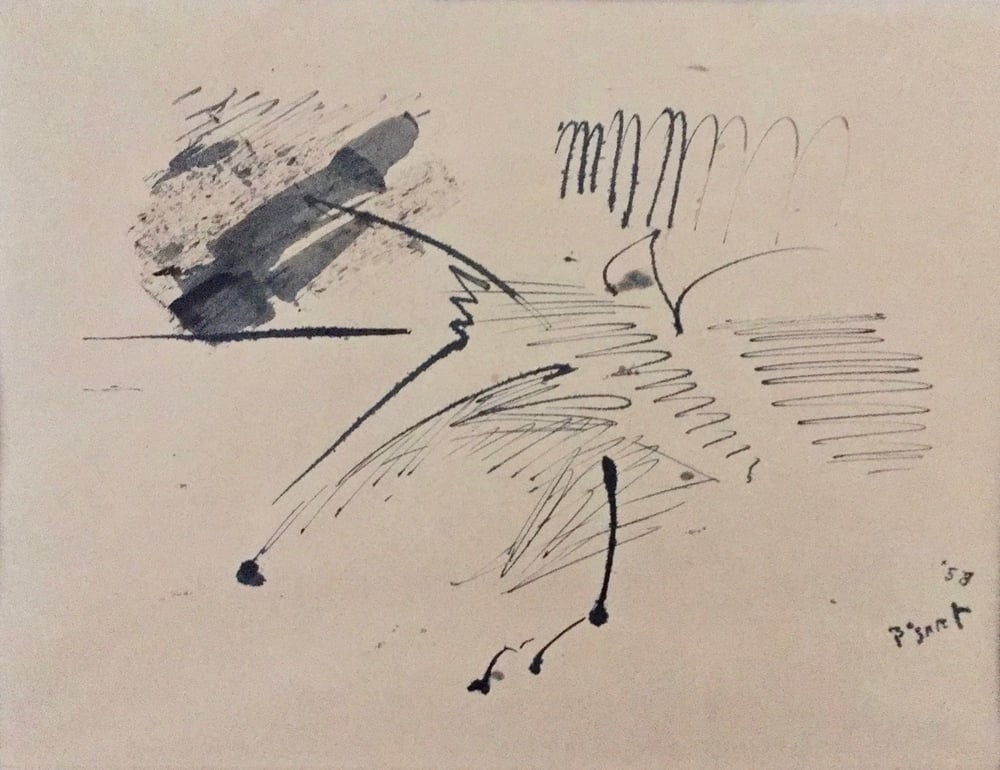Bogart, Bram | Untitled - informal drawing, 1958 — available on Composition Gallery