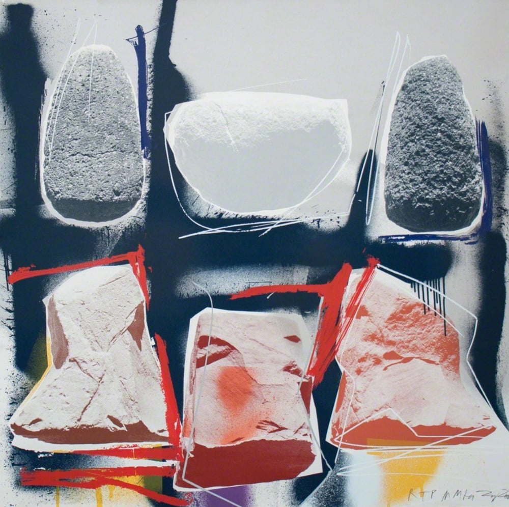 Heizer, Michael | Post Historic Screenprint #2, 2014 — available on Composition Gallery