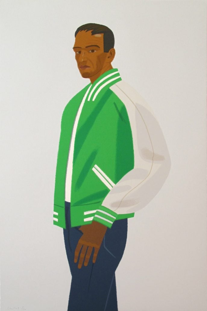 Katz, Alex | Green Jacket (from Alex & Ada portfolio), 1990 — available on Composition Gallery