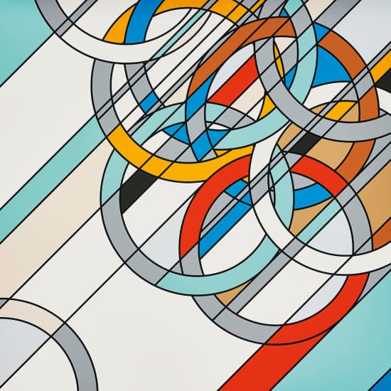 Morris, Sarah | 1980 [Rings], 2009 — available on Composition Gallery