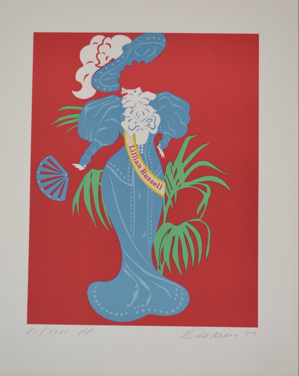 Indiana, Robert | Lilian Russell - Mother of us all portfolio, 1977 — available on Composition Gallery